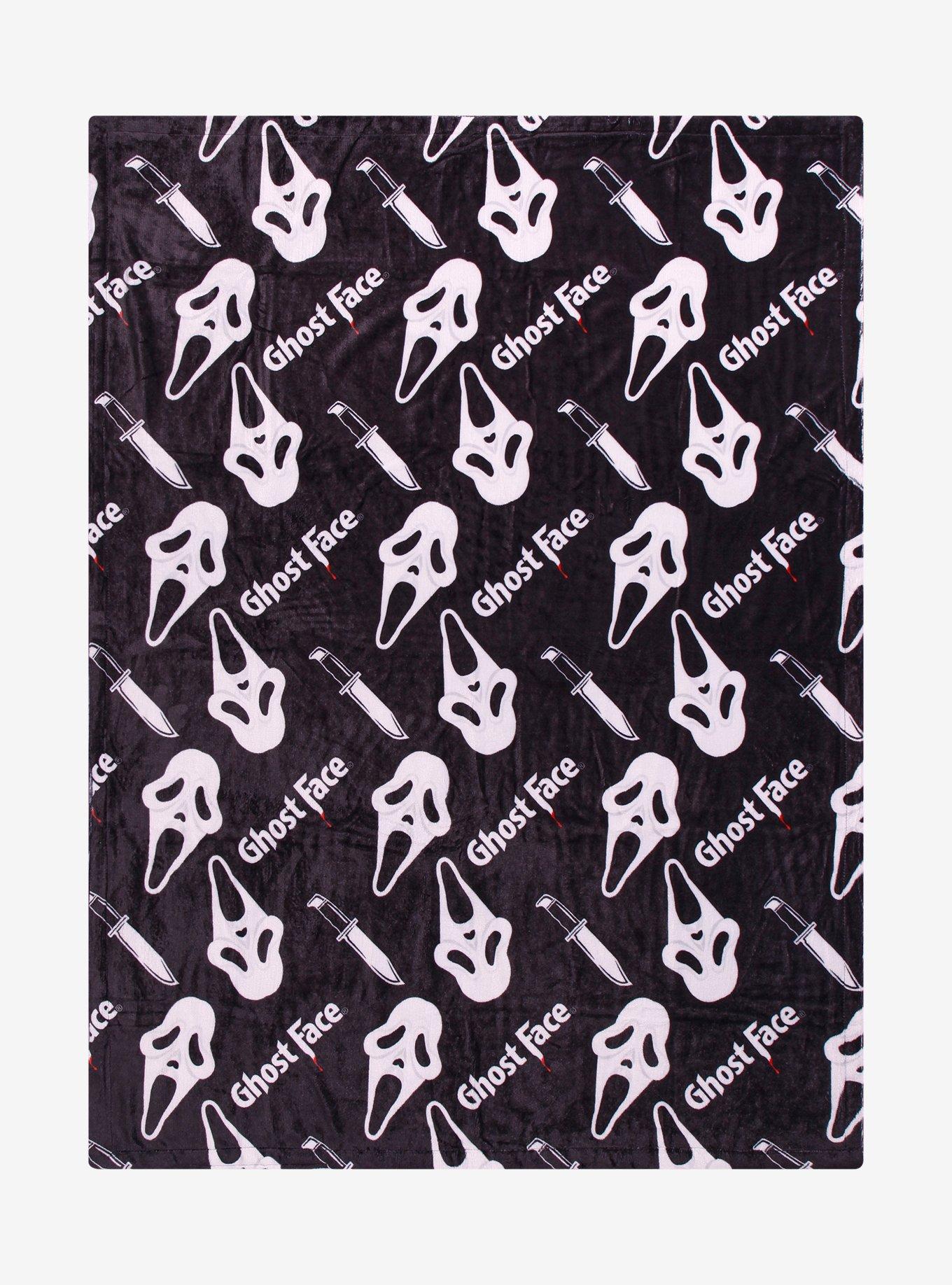 Scream Ghostface Allover Print Double Sided Fleece Throw, , hi-res