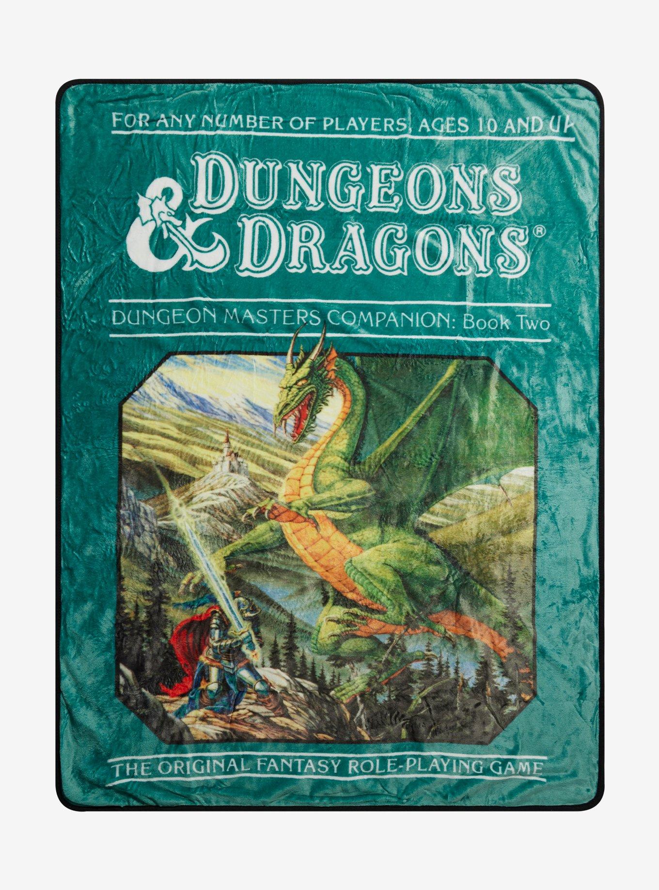 Dungeons & Dragons Dungeon Masters Companion Book Fleece Throw, , hi-res