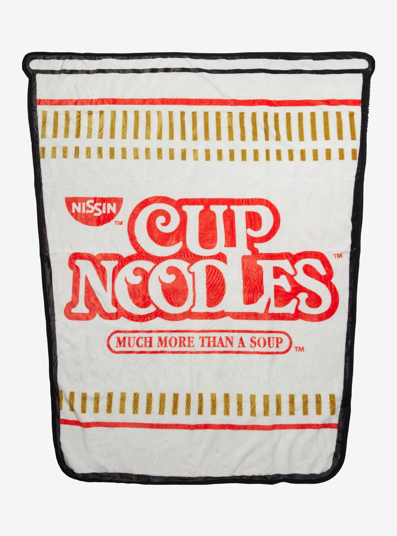 Cup Noodles Figural Fleece Throw Blanket, , hi-res