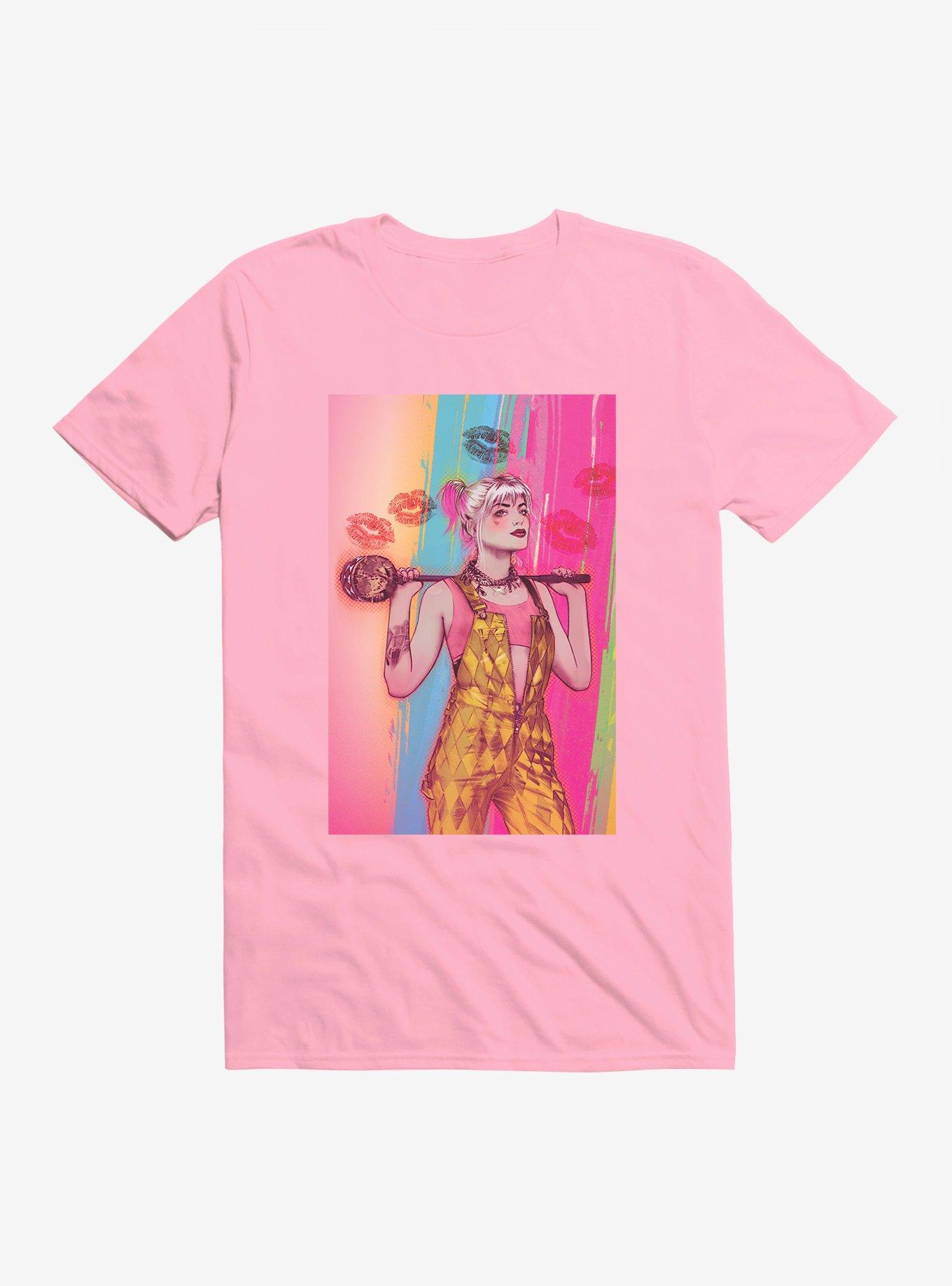 DC Comics Birds Of Prey Harley Quinn Painting T-Shirt