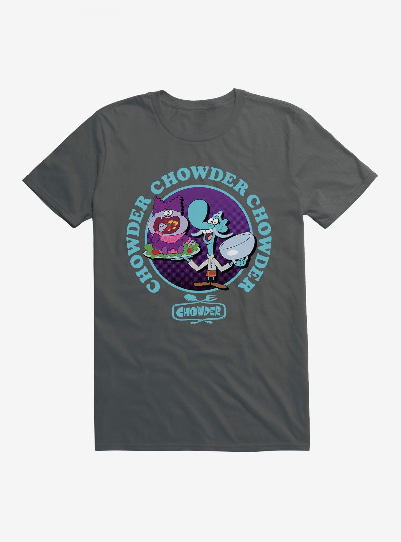 Cartoon Network Chowder And Mung Daal T-Shirt, CHARCOAL, hi-res