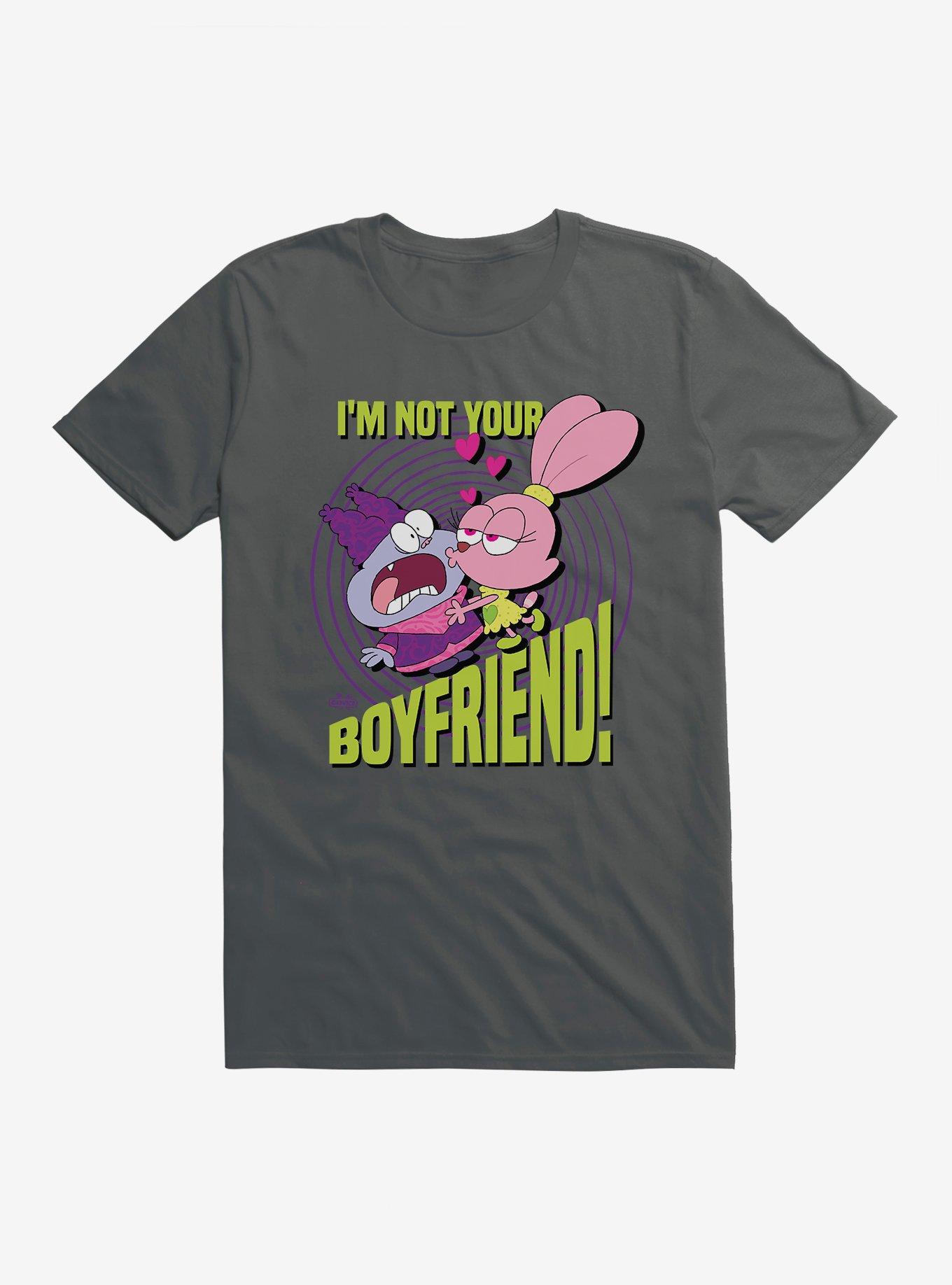 Cartoon Network Chowder I'm Not Your Boyfriend T-Shirt, CHARCOAL, hi-res