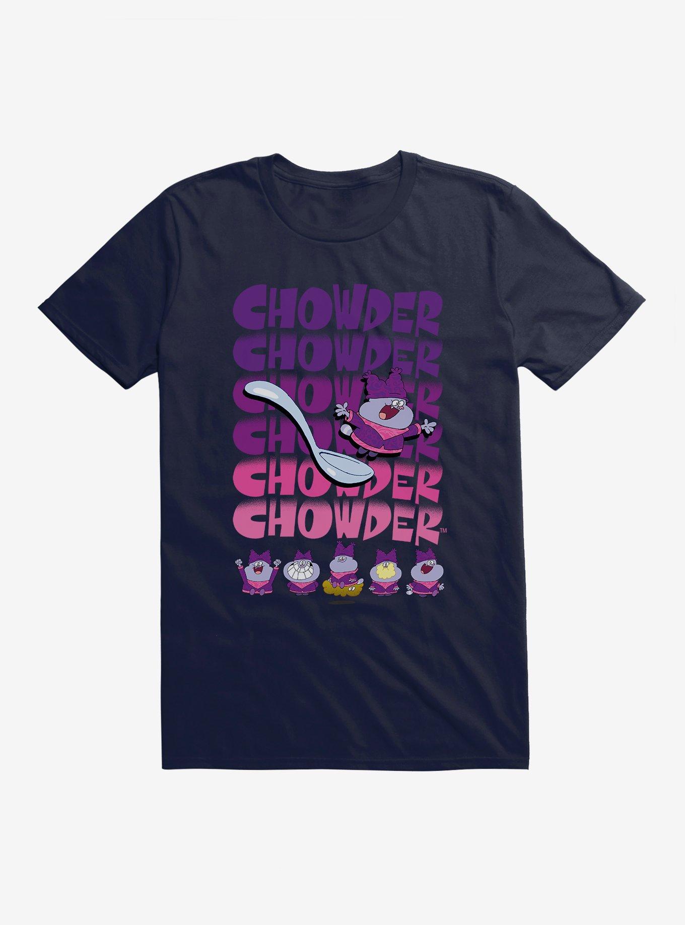 Cartoon Network Chowder Purple Hues T-Shirt, NAVY, hi-res