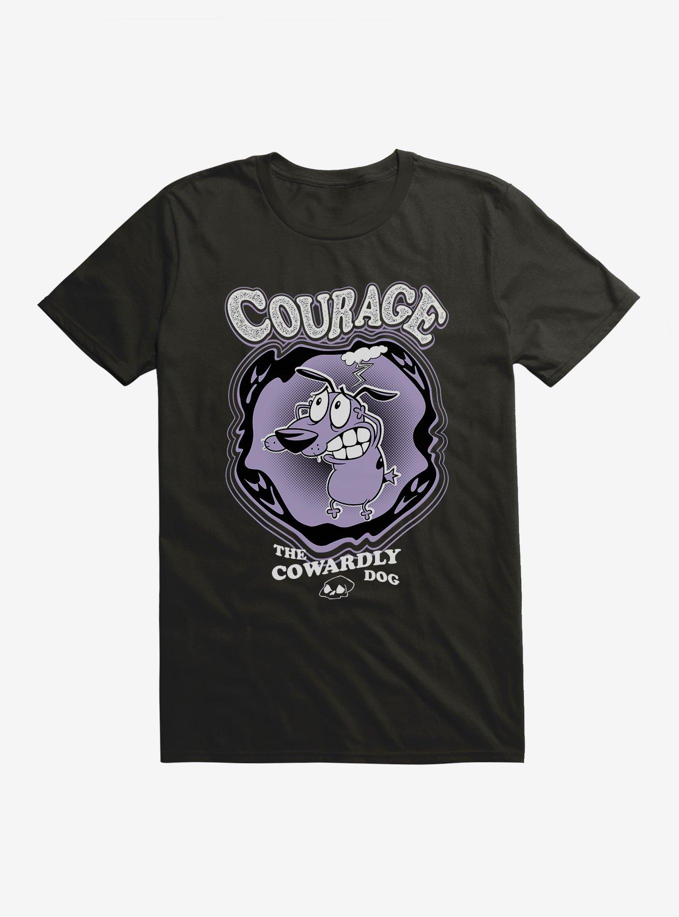 Cartoon Network Courage The Cowardly Dog Anxious T-Shirt