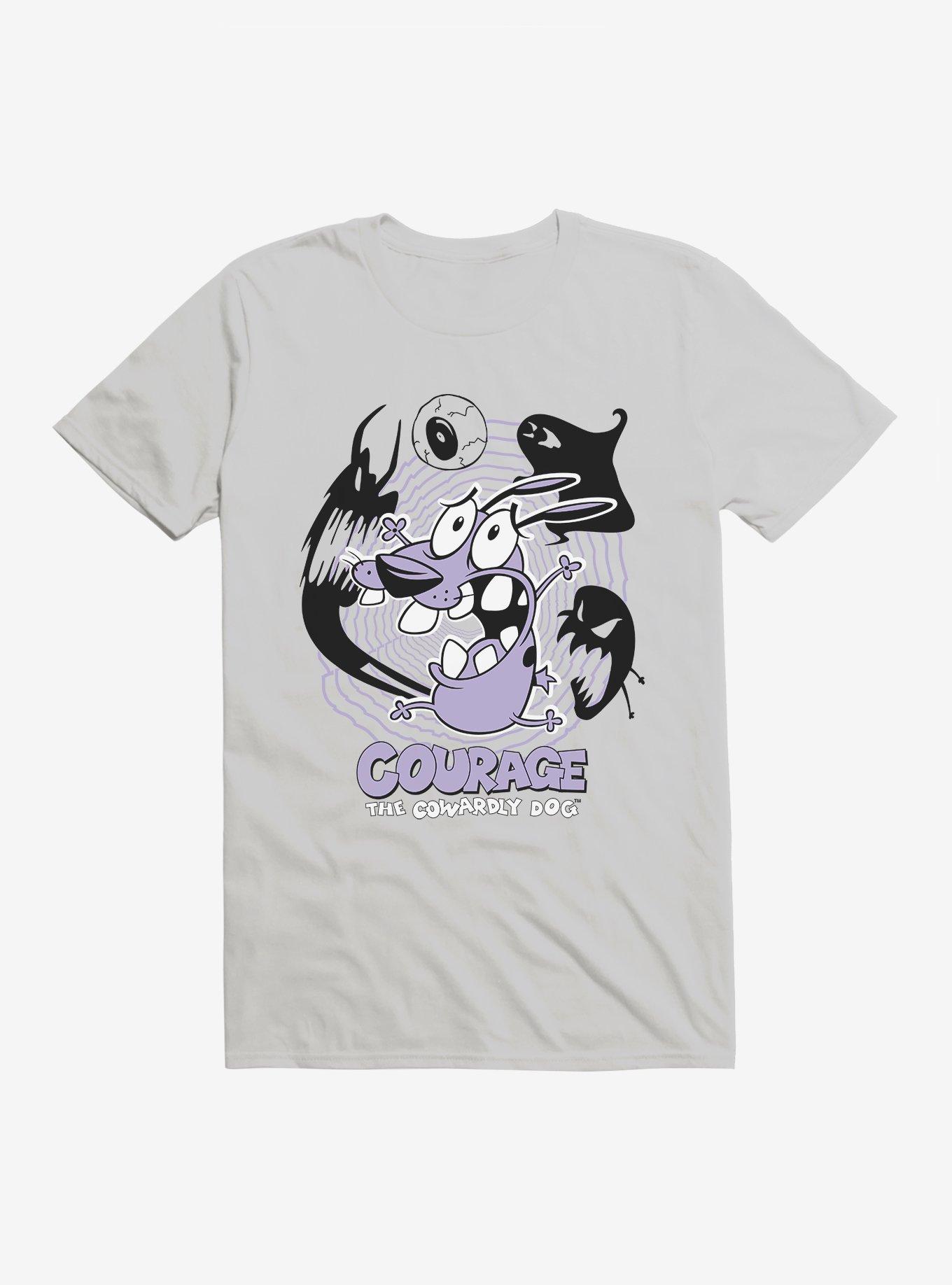 Cartoon Network Courage The Cowardly Dog Ghosts T-Shirt