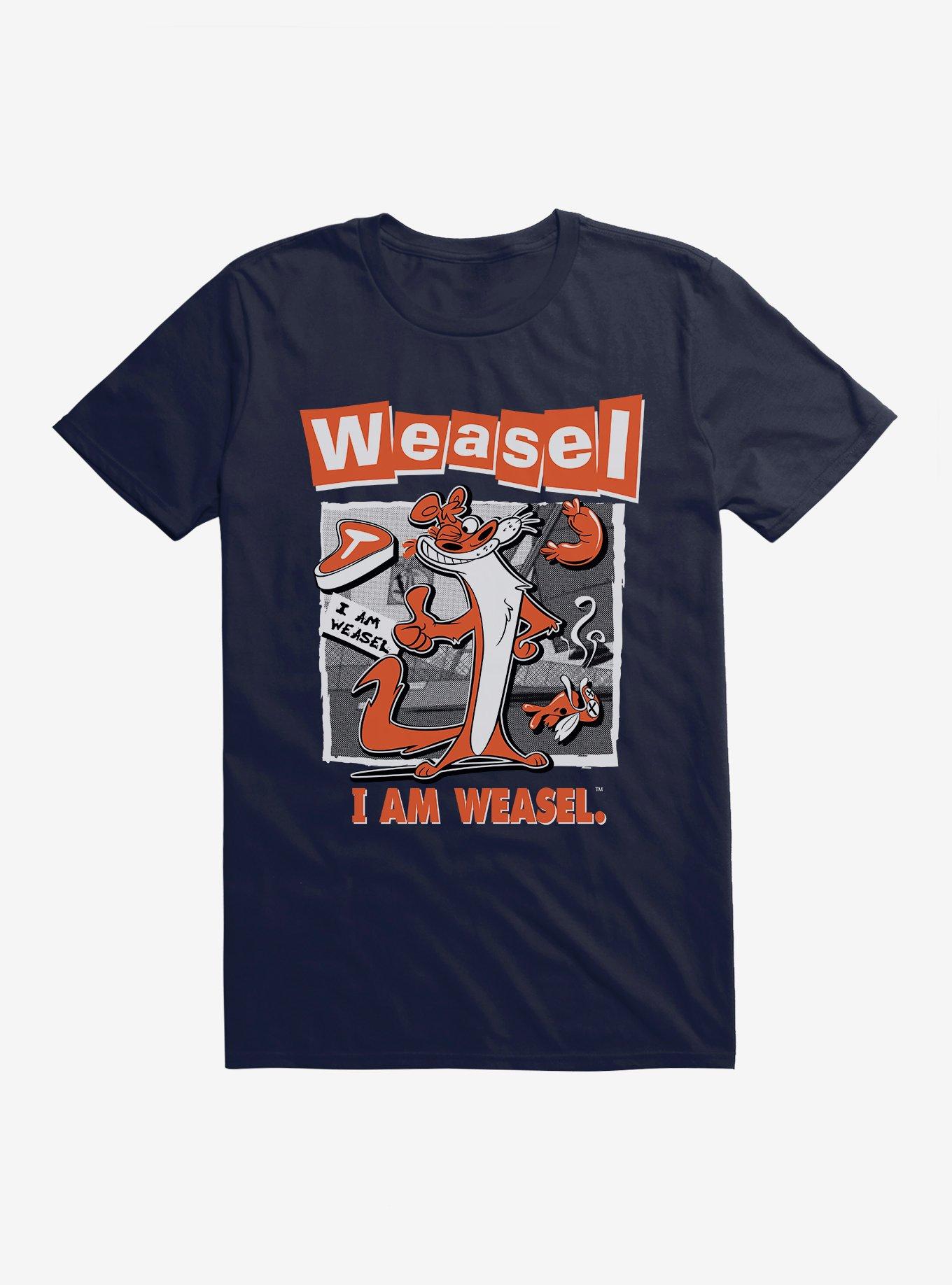 I Am Weasel Weasel T-Shirt, NAVY, hi-res