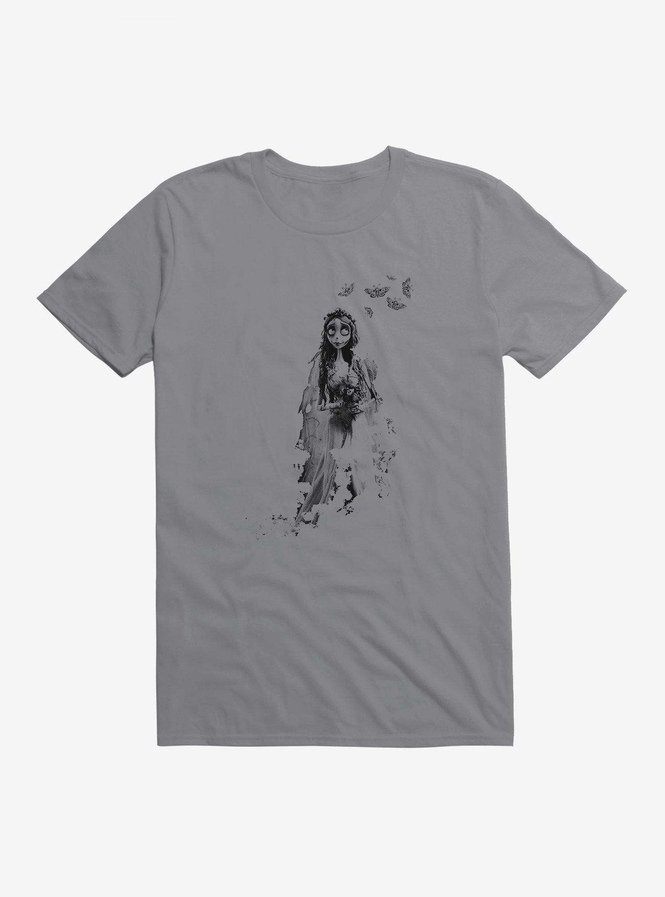 Corpse Bride Emily Butterflies T-Shirt