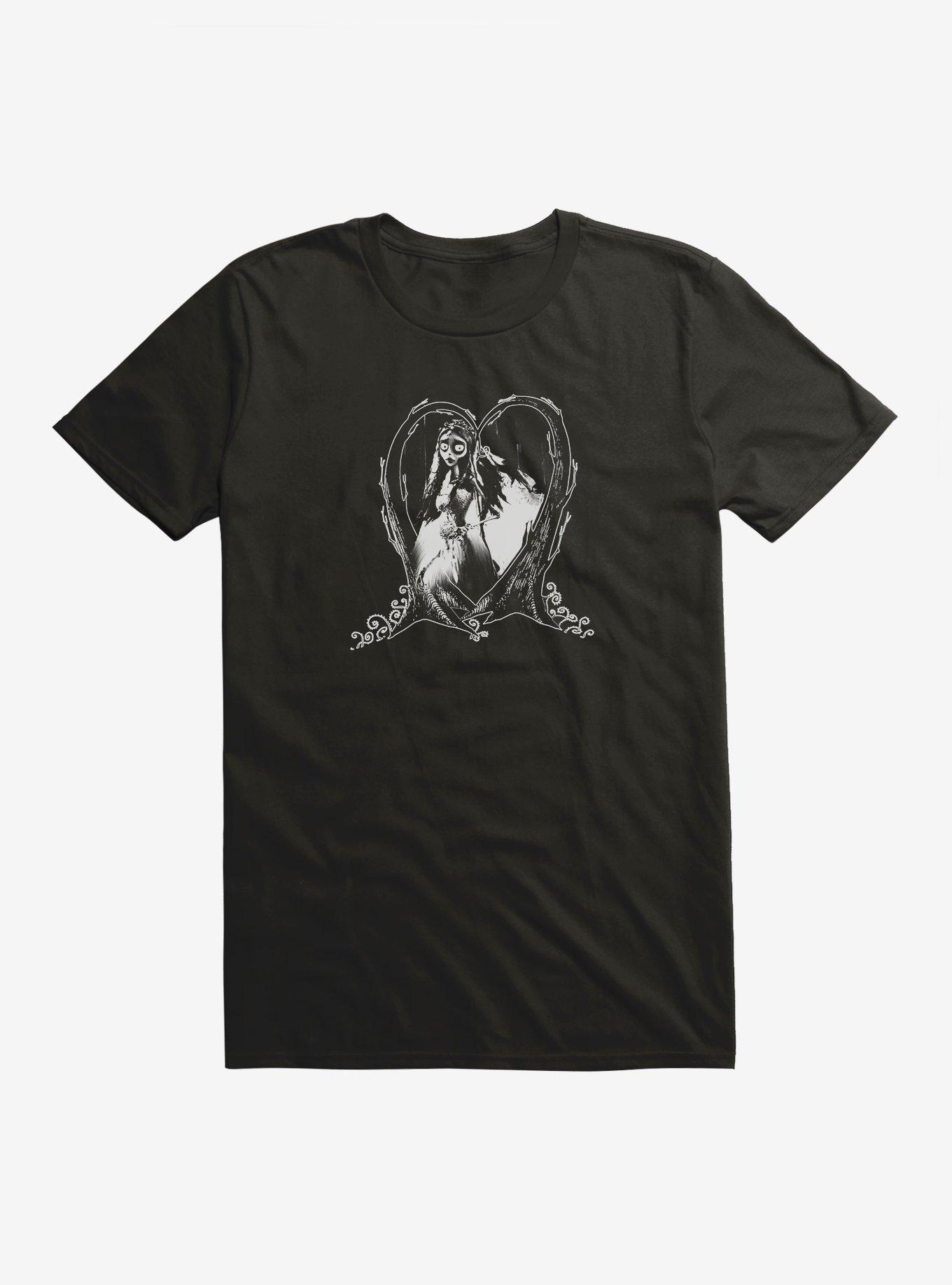 Corpse Bride Emily Forest Walk T-Shirt, BLACK, hi-res