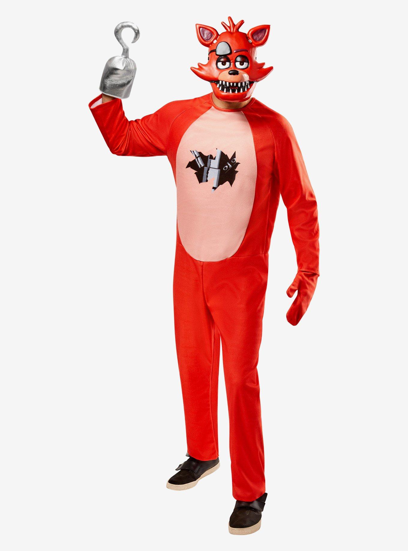 Five Nights at Freddy's Adult Foxy Costume, ORANGE, hi-res