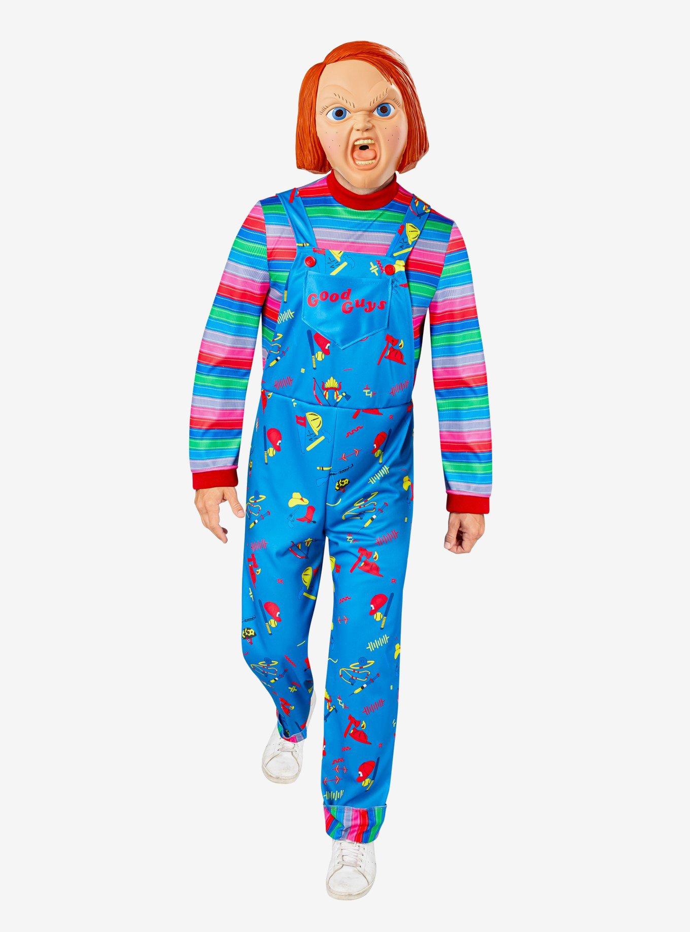 Child's Play Chucky Adult Costume, BLUE, hi-res