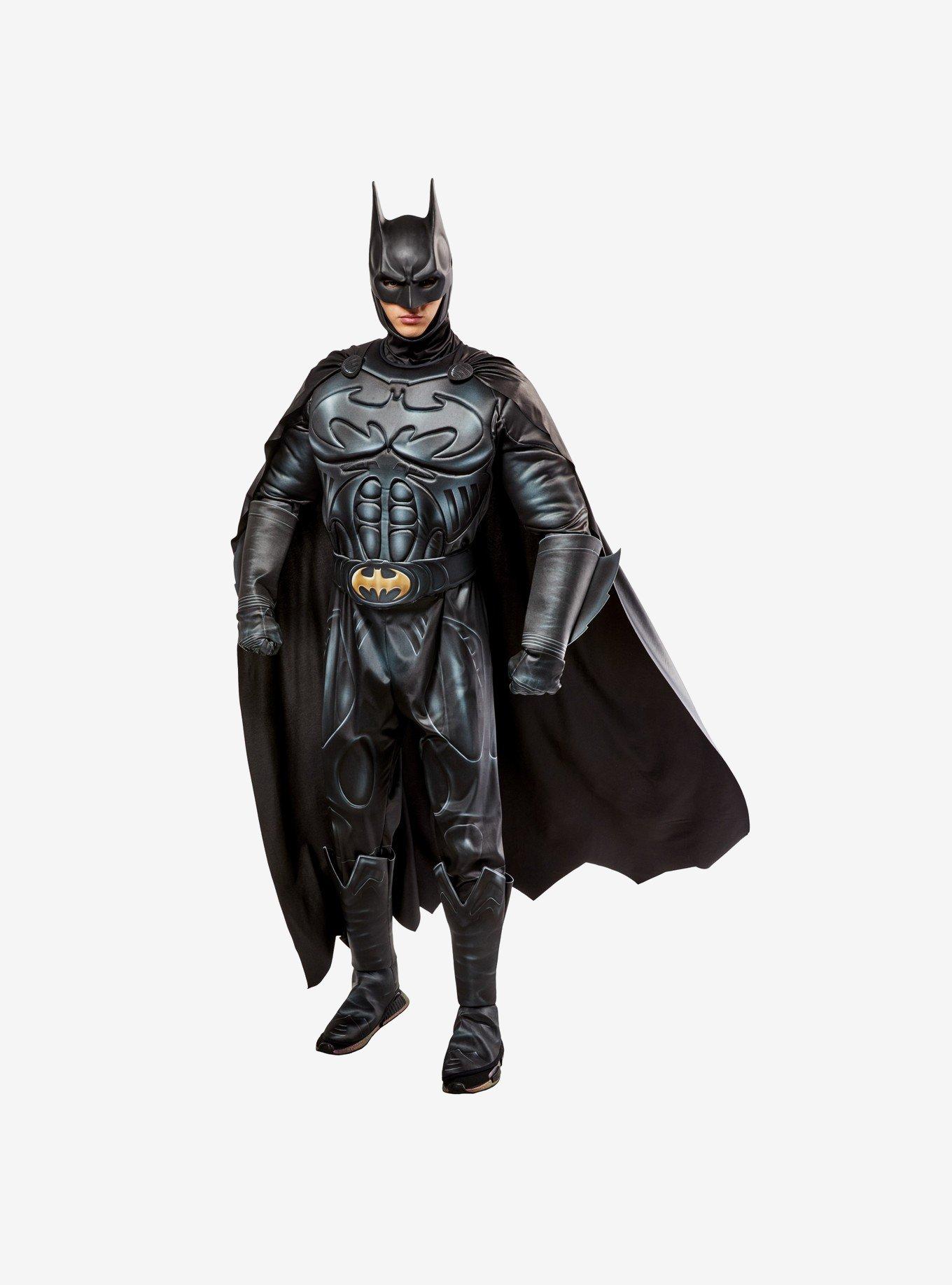 DC Comics Batman Forever Deluxe Adult Costume, BLACK, hi-res