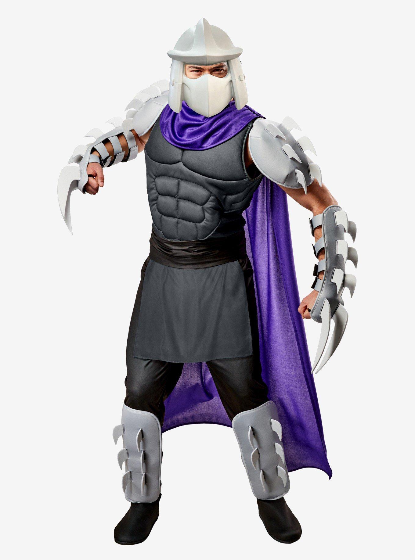 Teenage Mutant Ninja Turtles Deluxe Retro Shredder Adult Costume, BLACK, hi-res