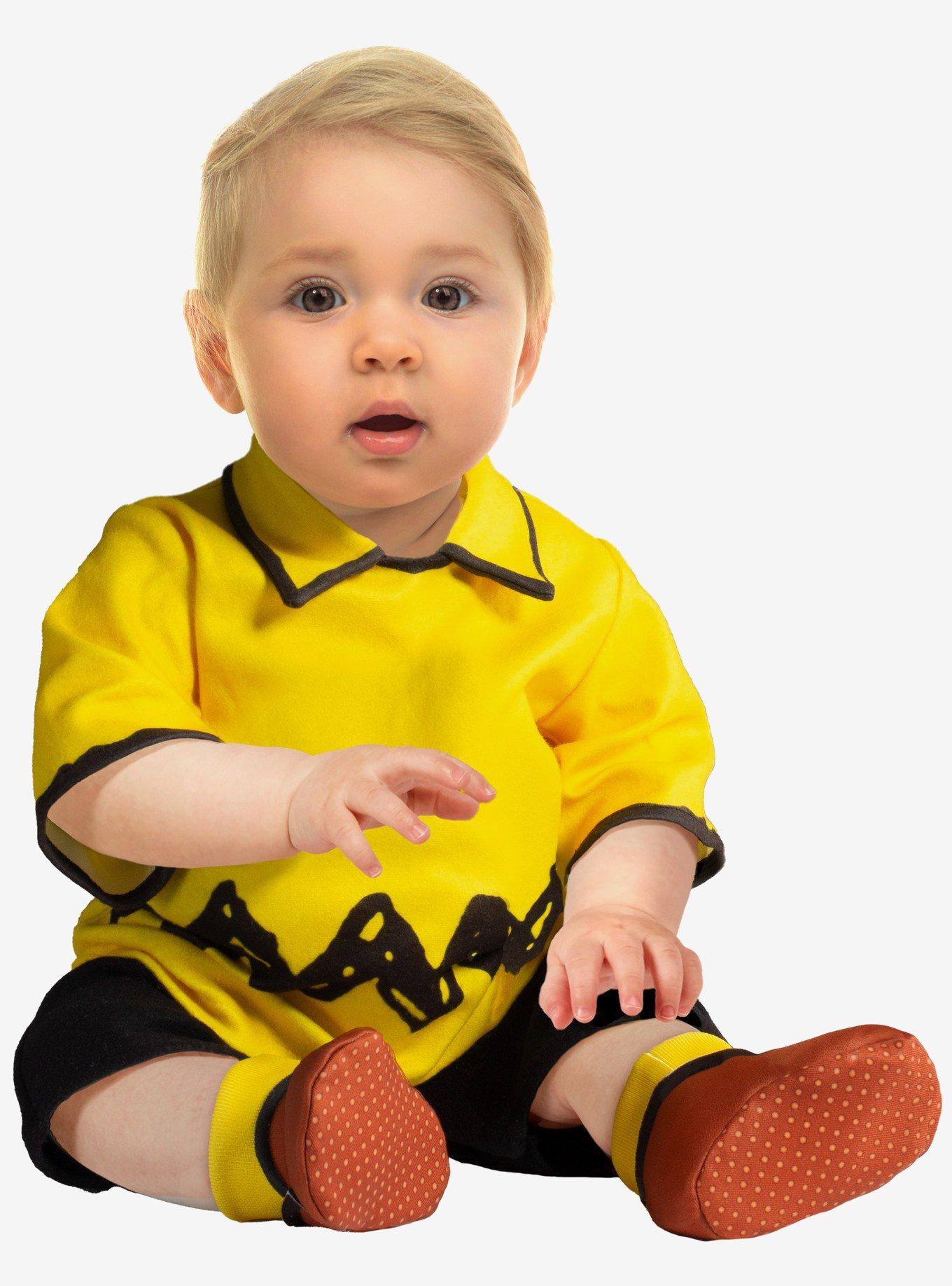 Peanuts Charlie Brown Infant Costume, BRIGHT YELLOW, hi-res