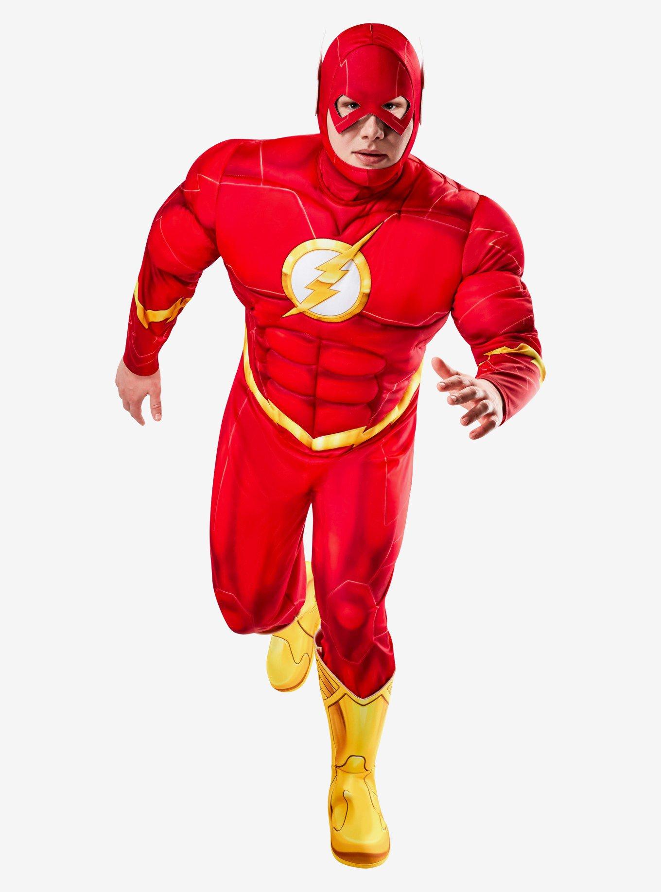 DC Comics The Flash Muscle Chest Adult Big and Tall Costume, , hi-res