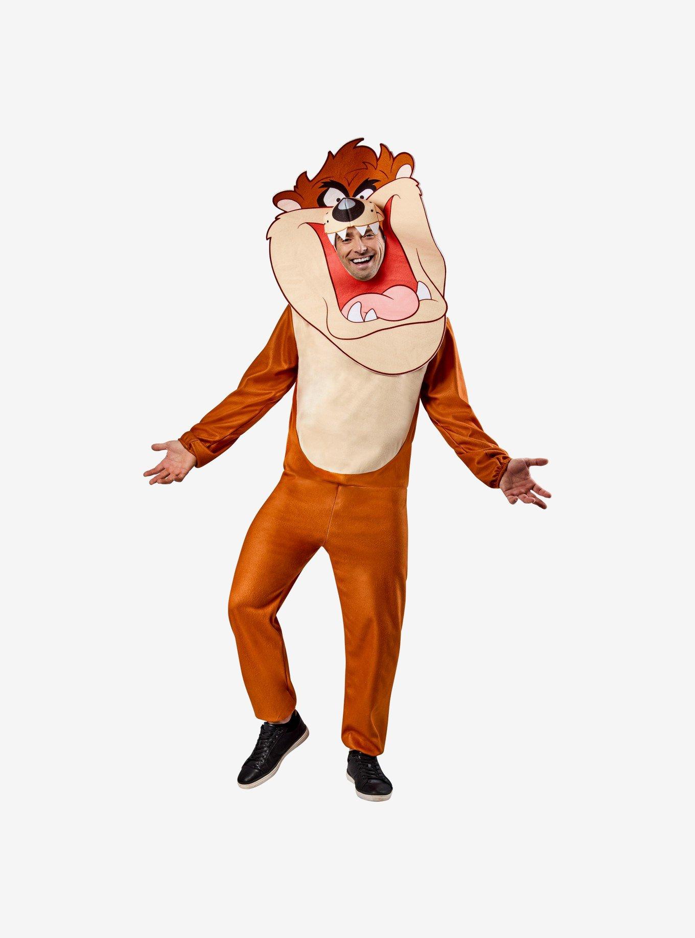 Looney Tunes Tazmanian Devil Adult Costume, BROWN, hi-res