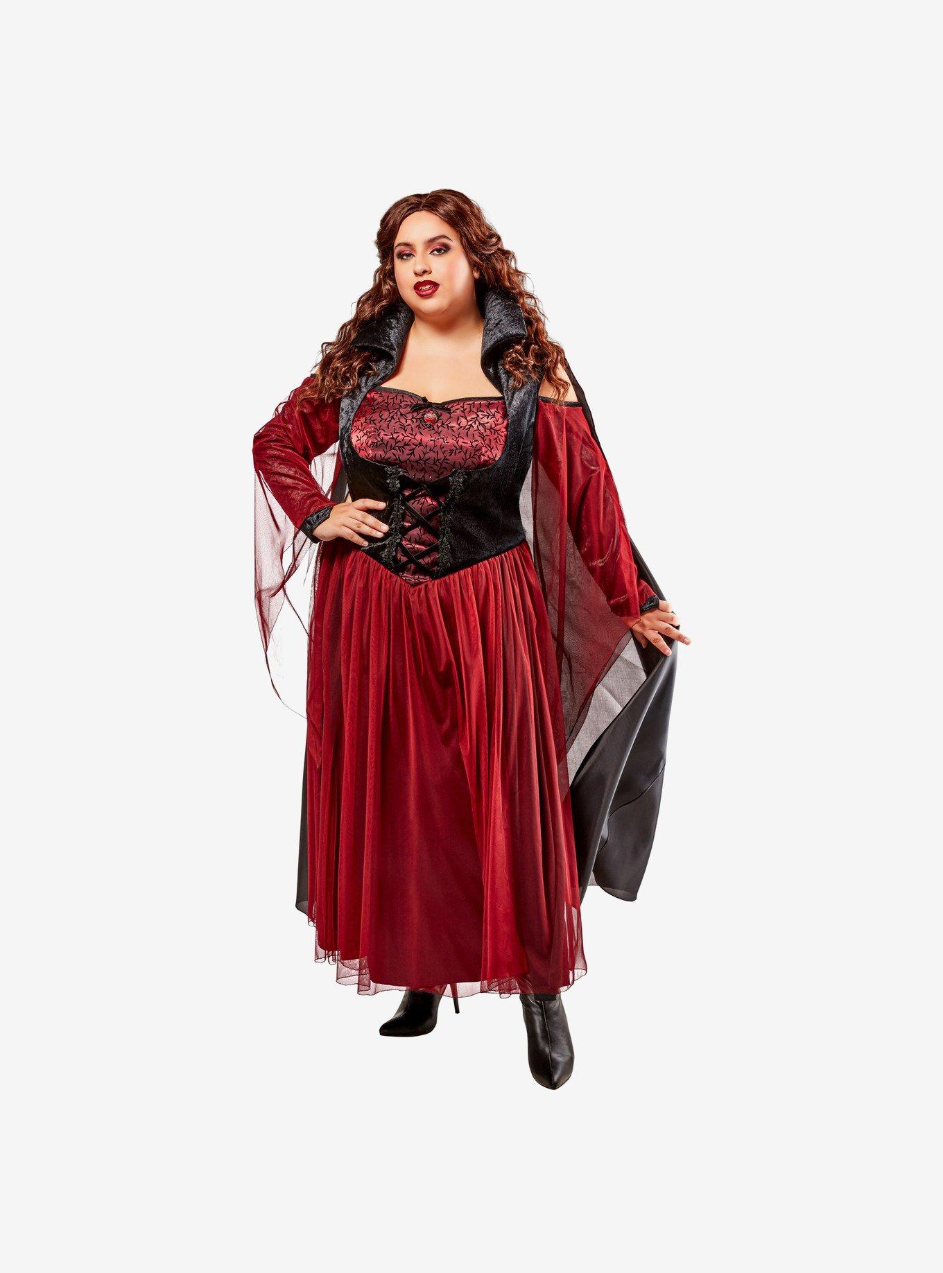 Vampiress Adult Costume Plus Size, , hi-res