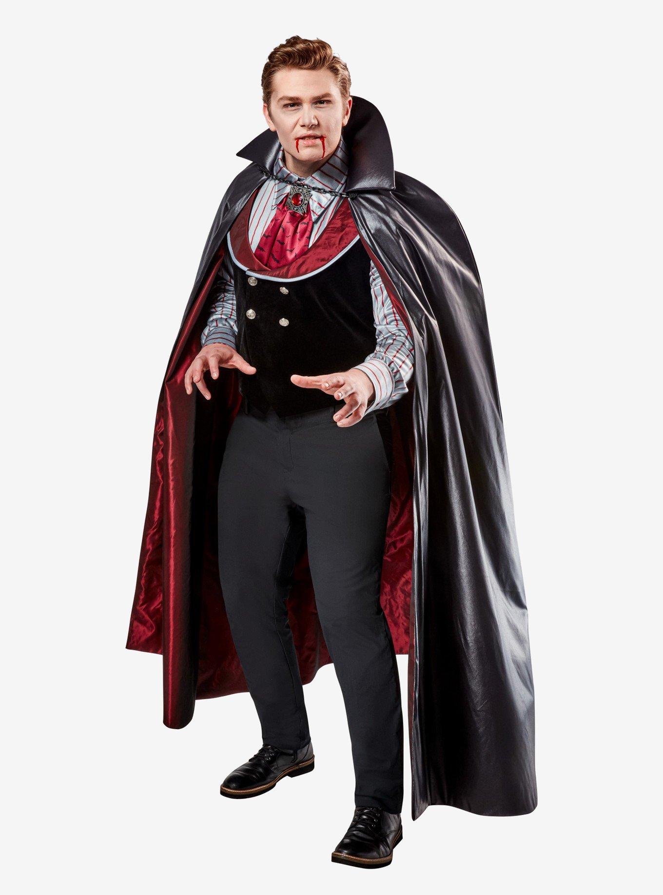 Vintage Vampire Adult Big and Tall Costume, , hi-res