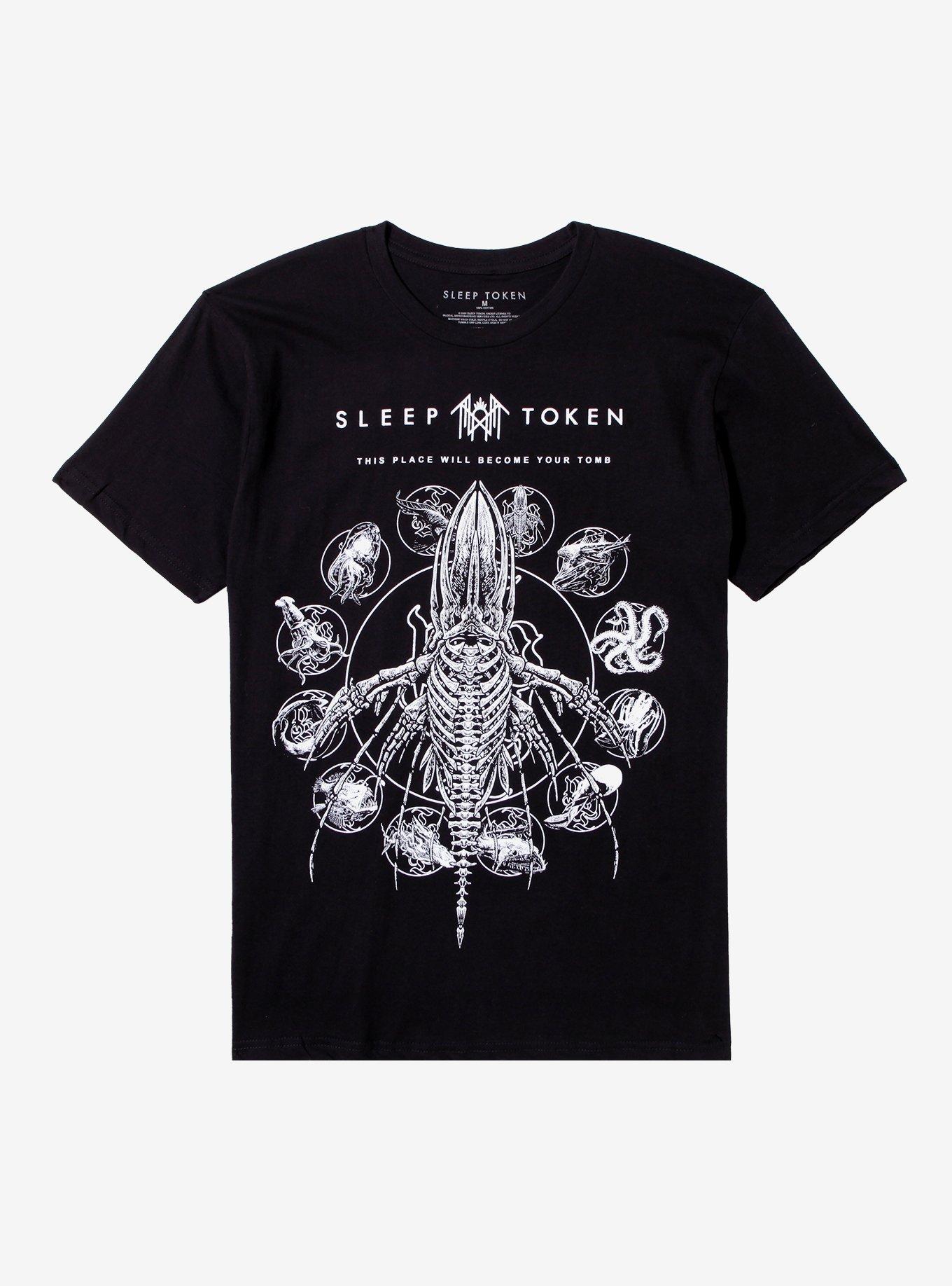 Sleep Token Place Will Become Your Tomb T-Shirt, BLACK, hi-res