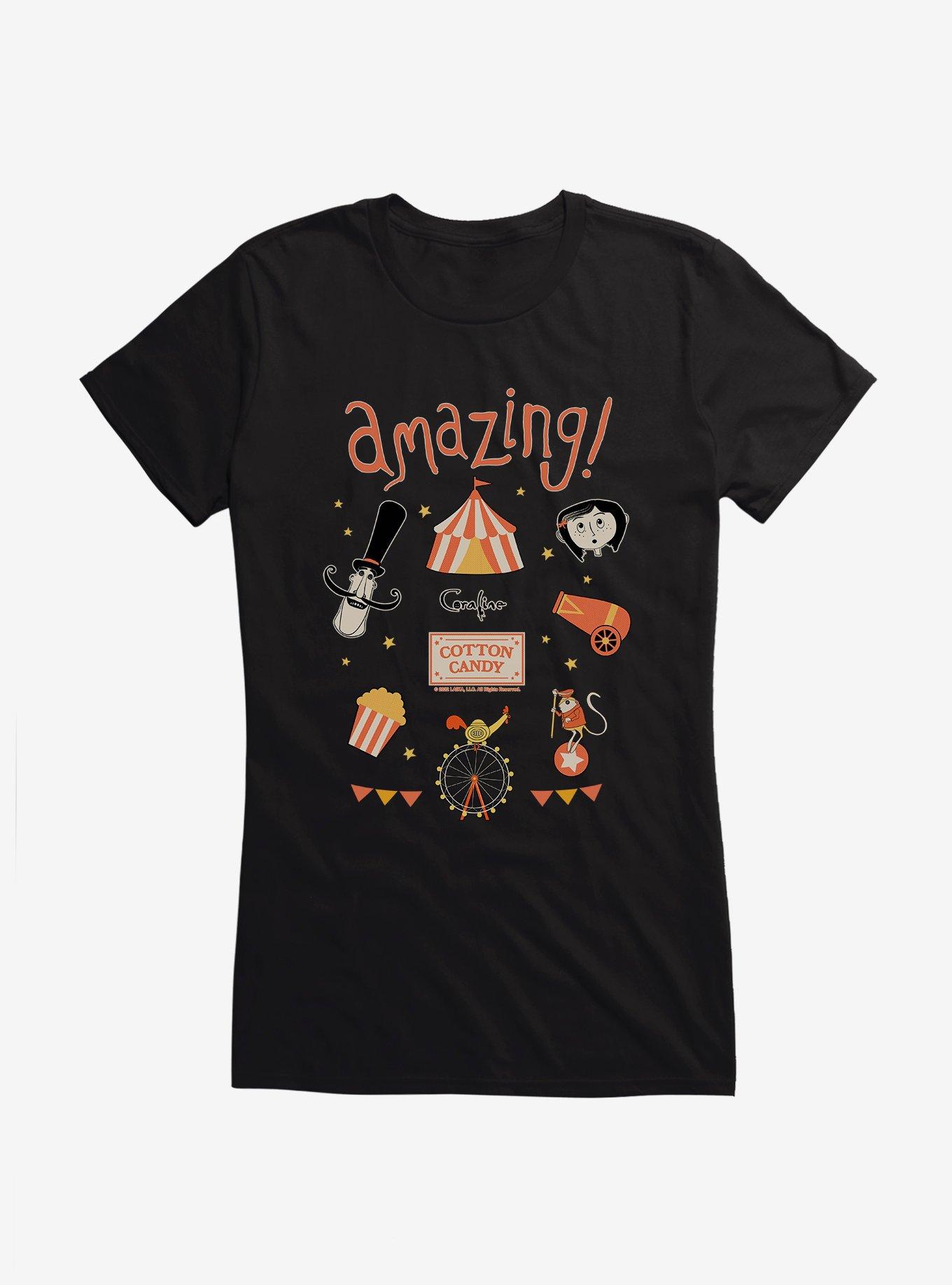 Coraline Cotton Candy Girls T-Shirt, , hi-res