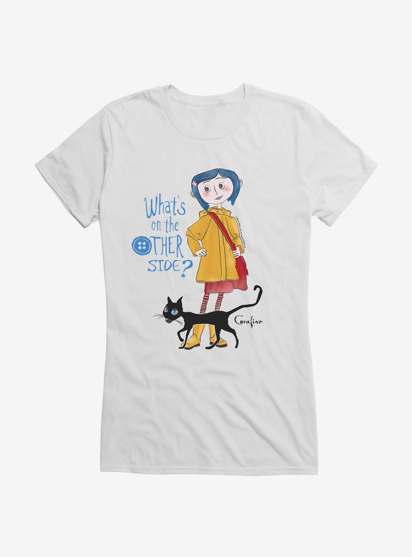 Coraline Other Side Girls T-Shirt, WHITE, hi-res