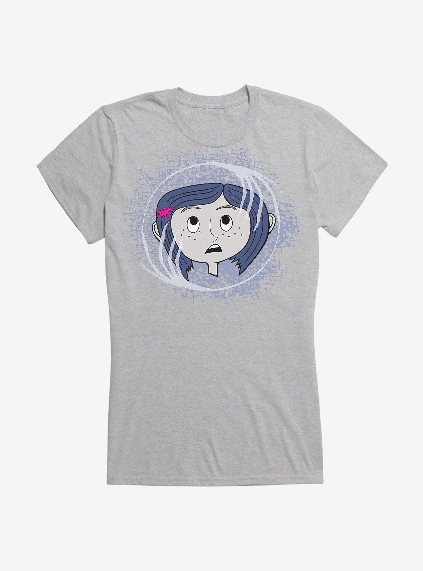 Coraline Ghost Hands Girls T-Shirt, SPORT GRAY, hi-res