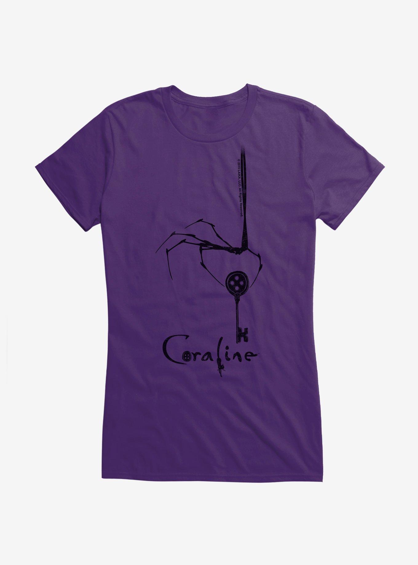 Coraline The Key Girls T-Shirt, PURPLE, hi-res