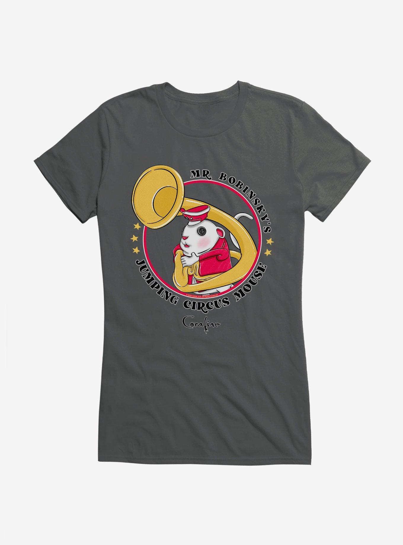 Coraline Jumping Circus Mouse Girls T-Shirt, , hi-res