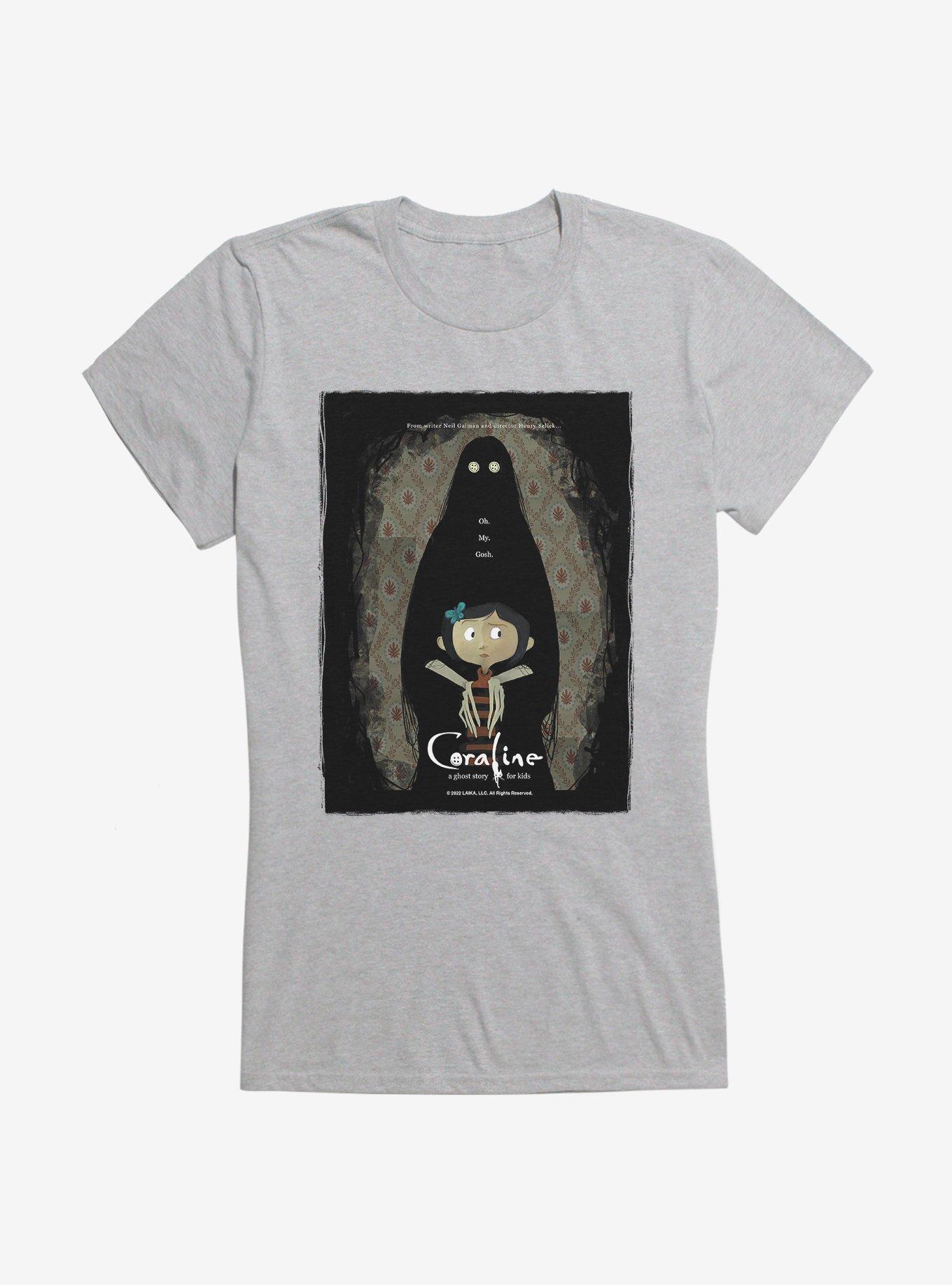 Coraline Ghost Story Poster Girls T-Shirt, SPORT GRAY, hi-res