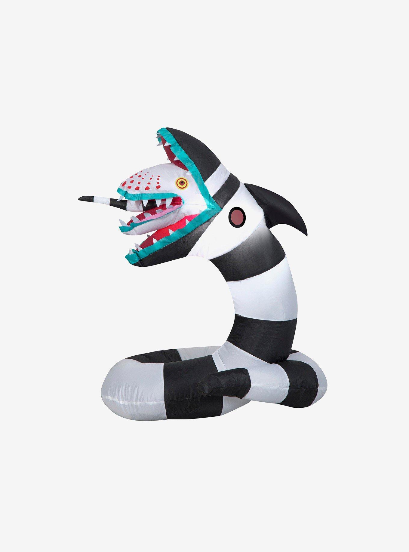 Beetlejuice Sandworm 3-Foot Light-Up Inflatable Decor, , hi-res