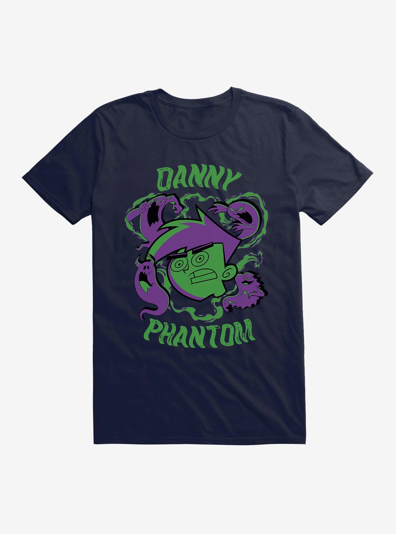 Danny Phantom Ghost Hunting T-Shirt, NAVY, hi-res