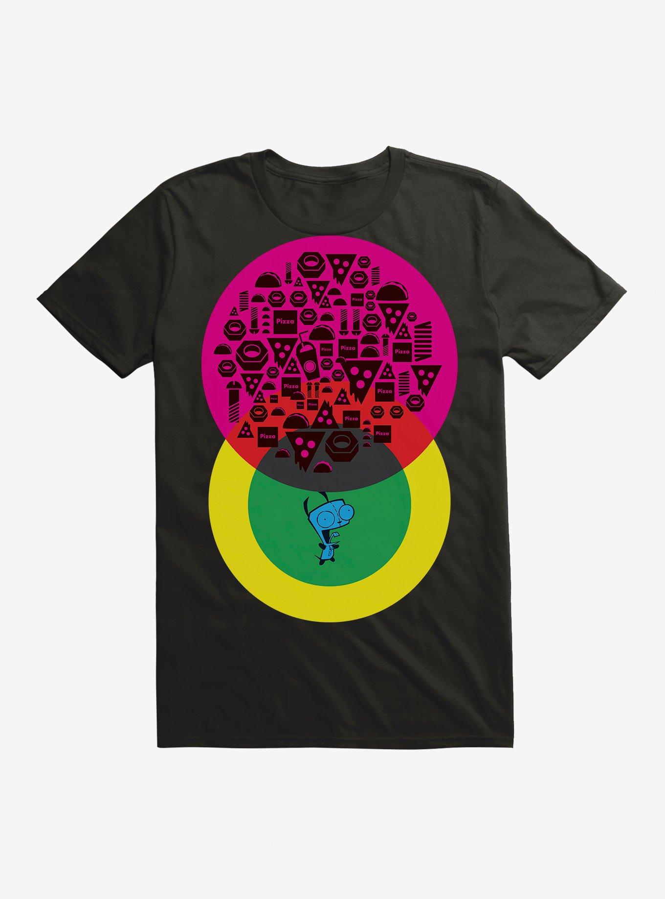 Invader Zim Gir Tacos And Pizza T-Shirt