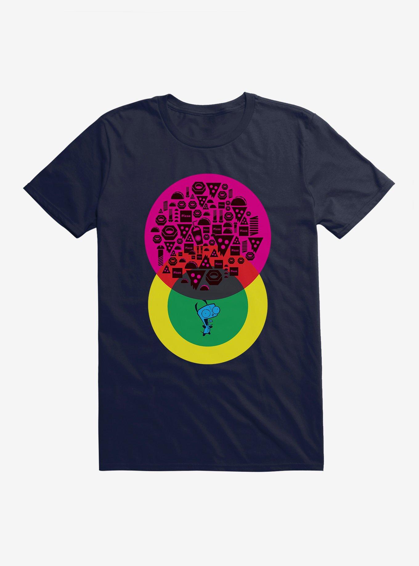 Invader Zim Gir Tacos And Pizza T-Shirt, , hi-res