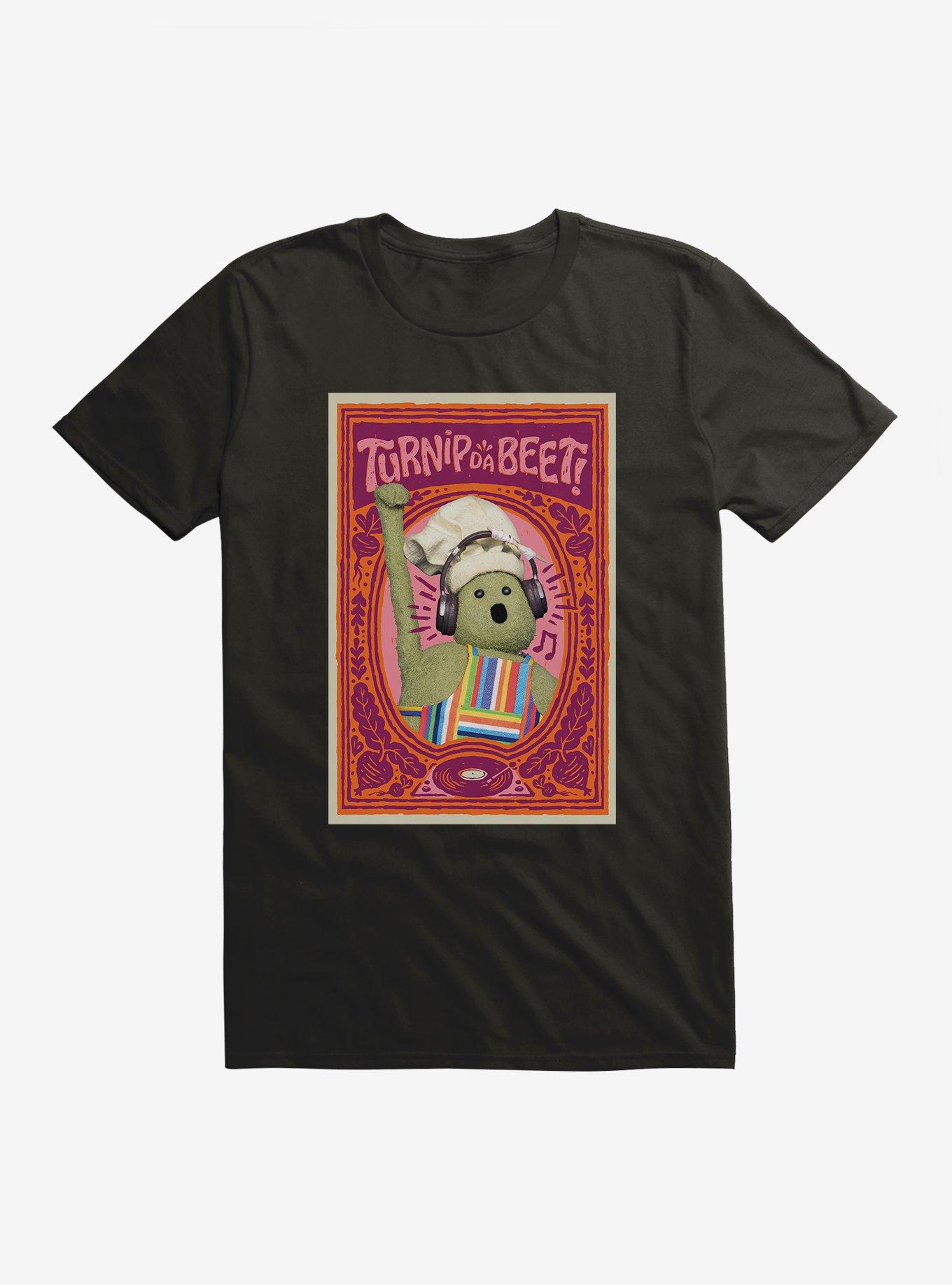 The Tiny Chef Show Turnip Da Beet T-Shirt, BLACK, hi-res