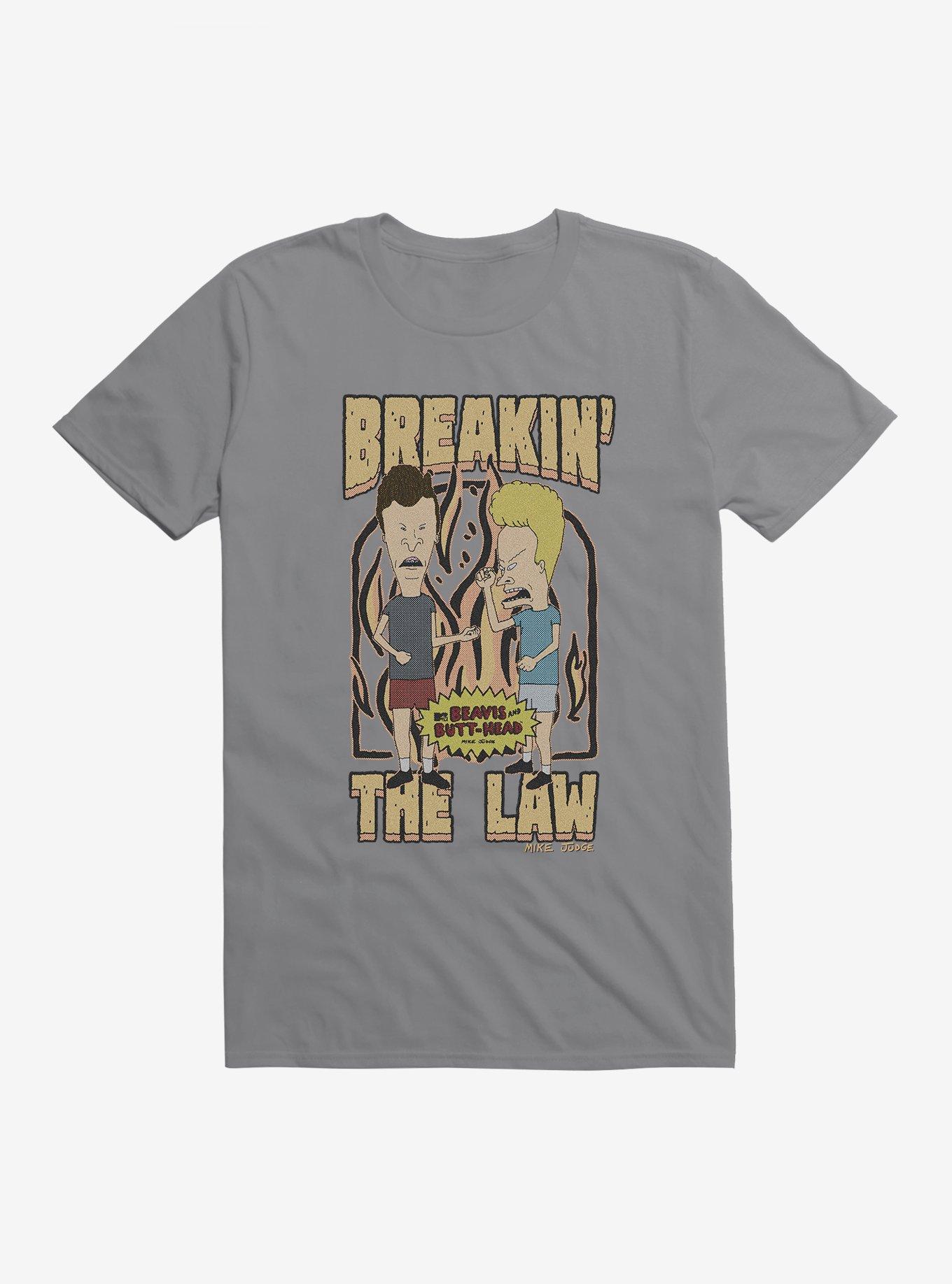 Beavis And Butthead Breakin The Law T-Shirt, , hi-res