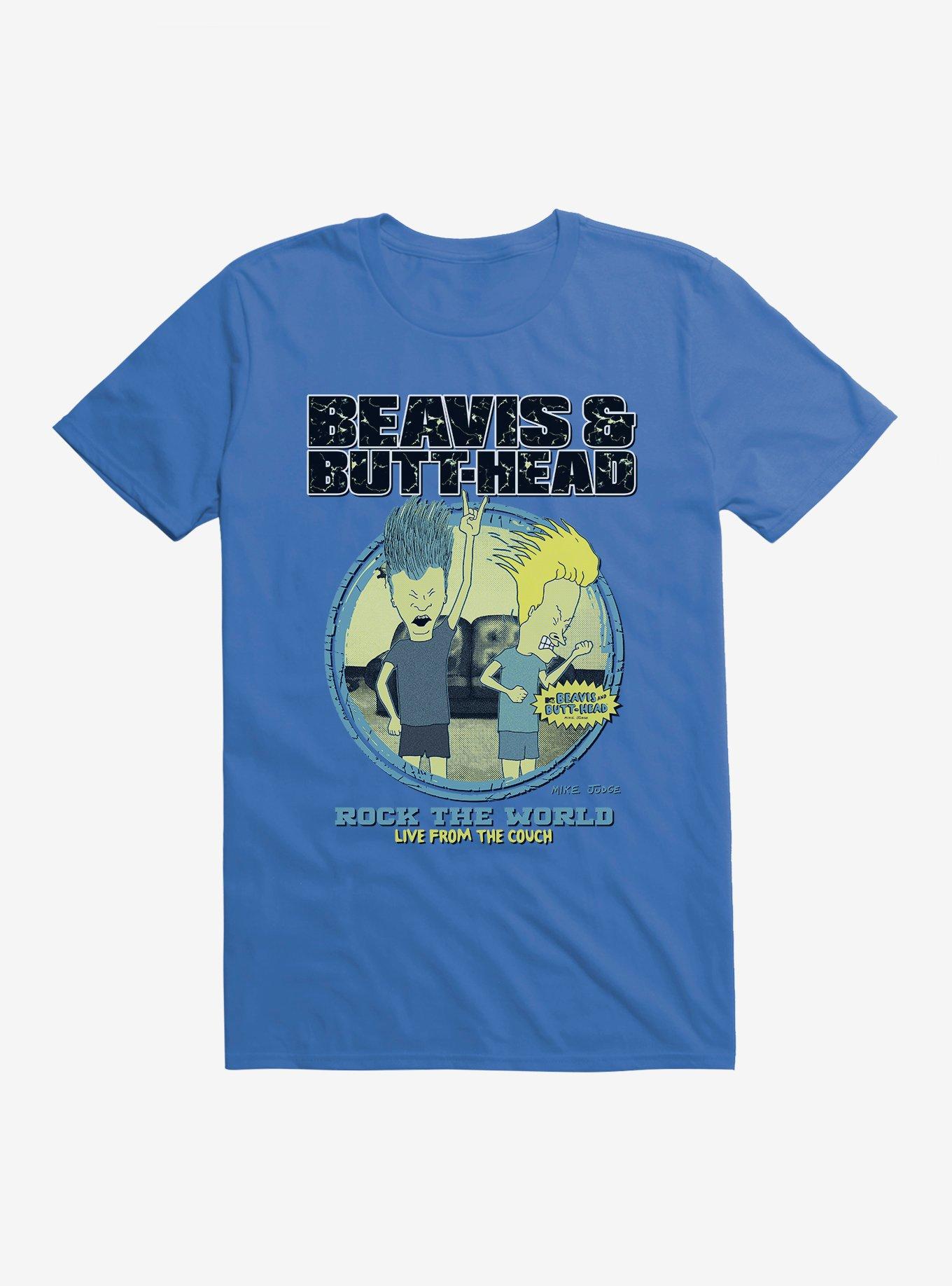 Beavis And Butthead Rock The World T-Shirt, , hi-res