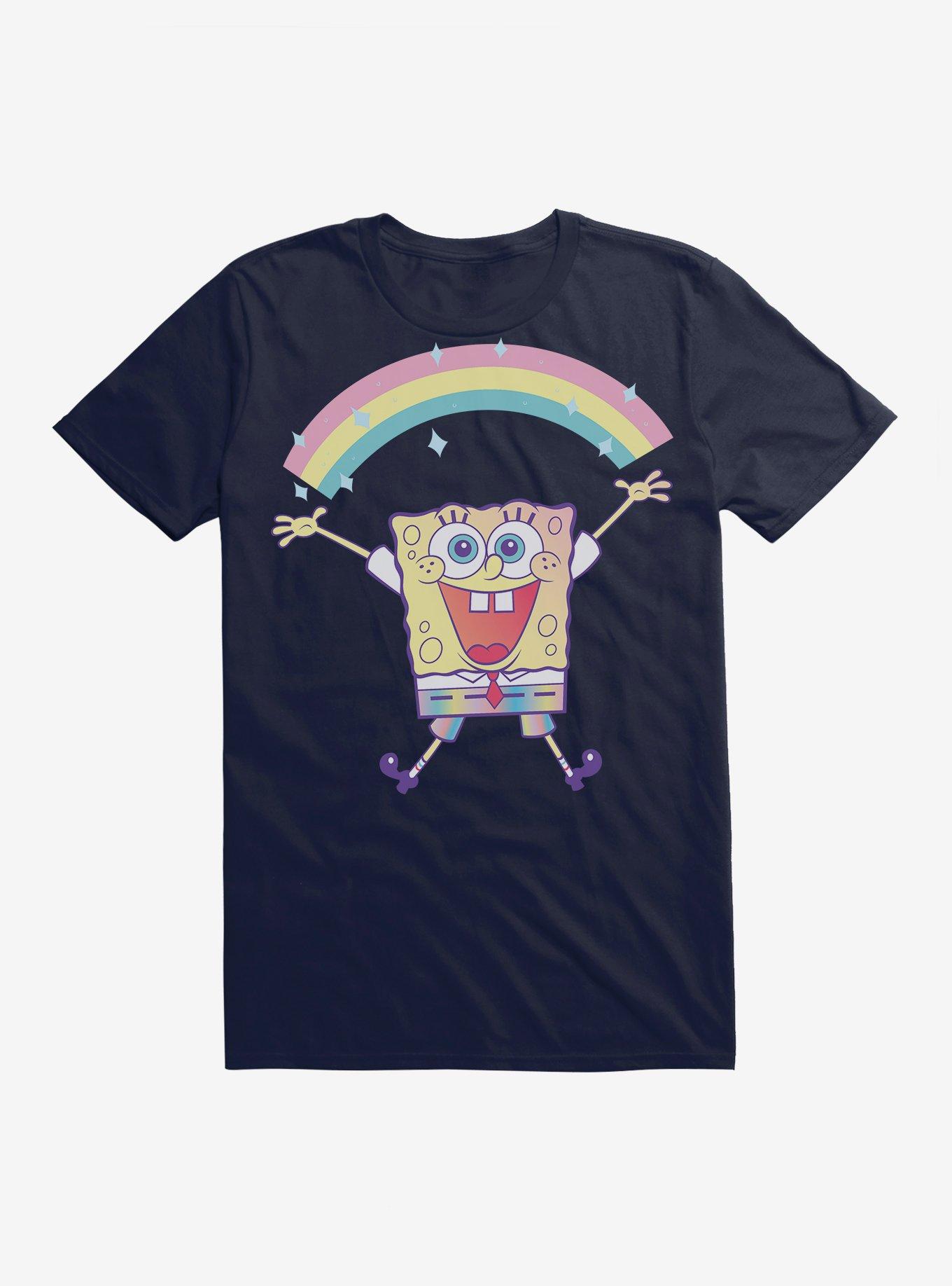 Spongebob Squarepants Rainbow Sparkle T-Shirt, , hi-res