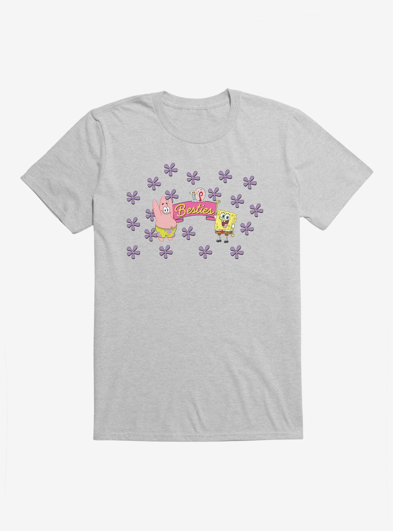 SpongeBob SquarePants Besties T-Shirt, HEATHER GREY, hi-res