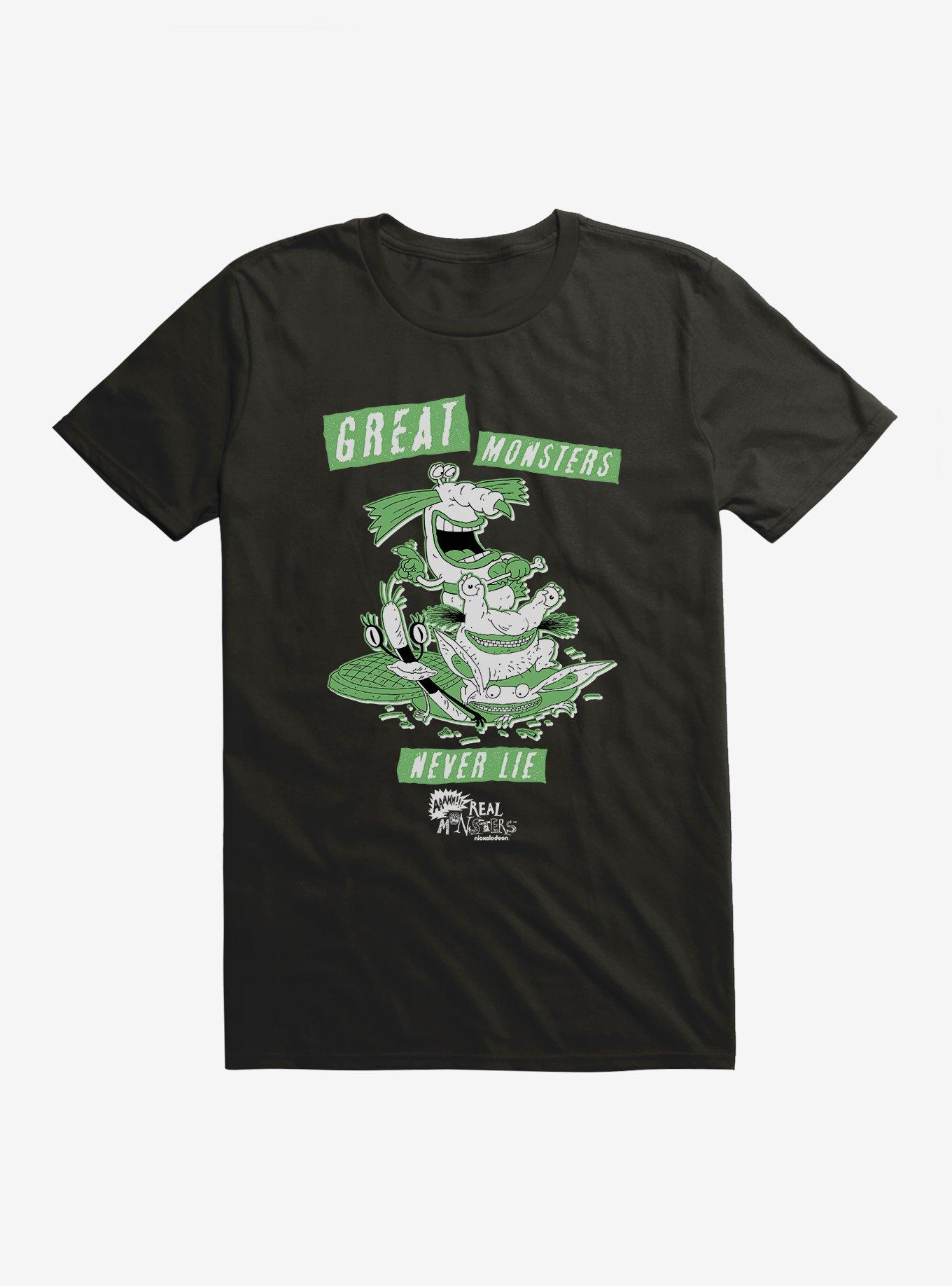 Aaahh!!! Real Monsters Great Monsters Never Lie T-Shirt, , hi-res