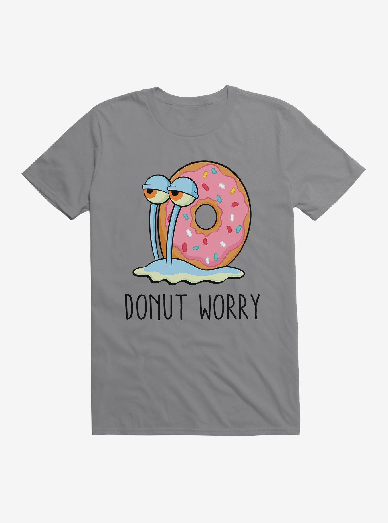 SpongeBob SquarePants Gary Donut Worry T-Shirt, STORM GREY, hi-res