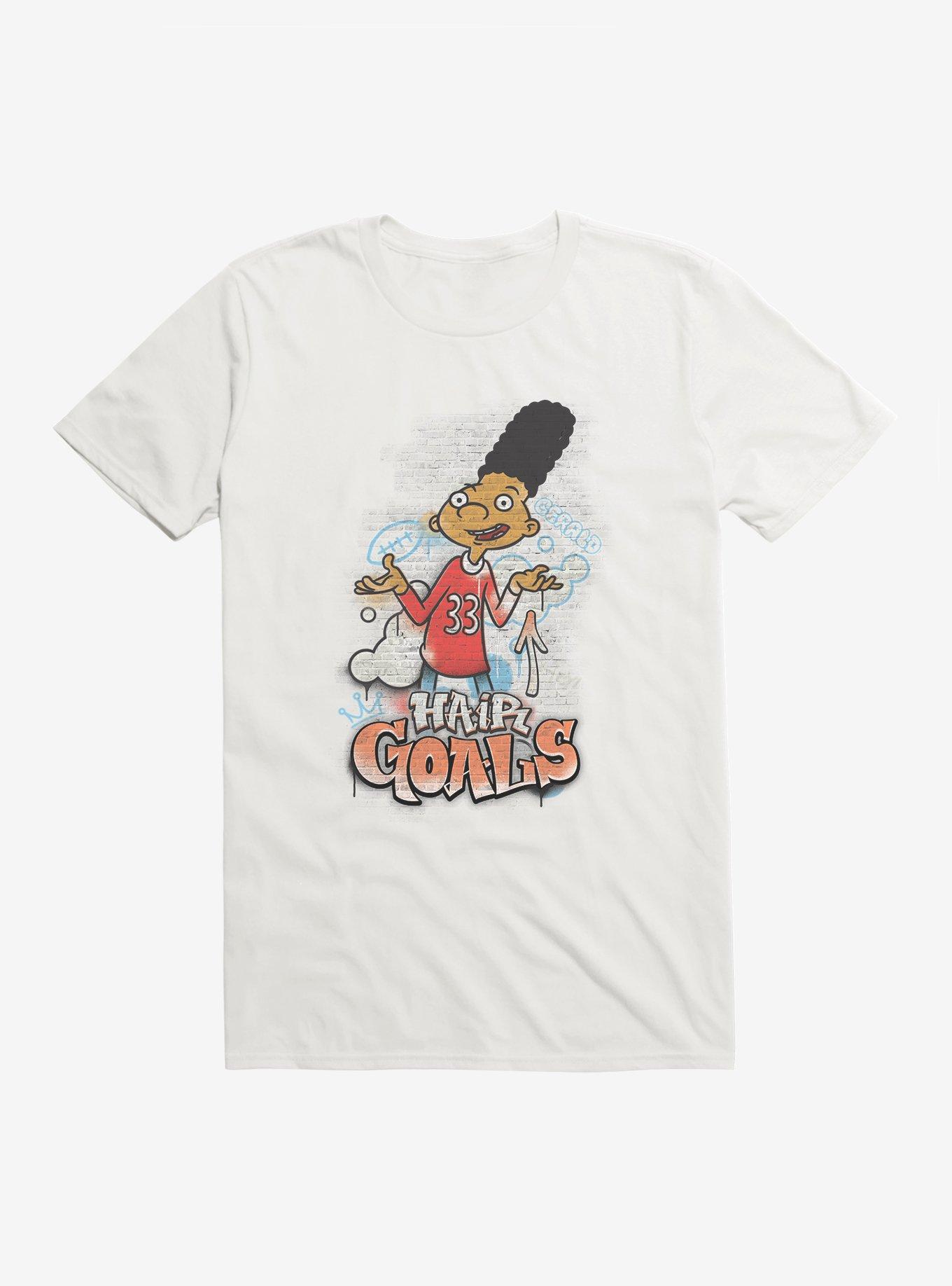 Hey Arnold! Gerald Hair Goals T-Shirt, WHITE, hi-res