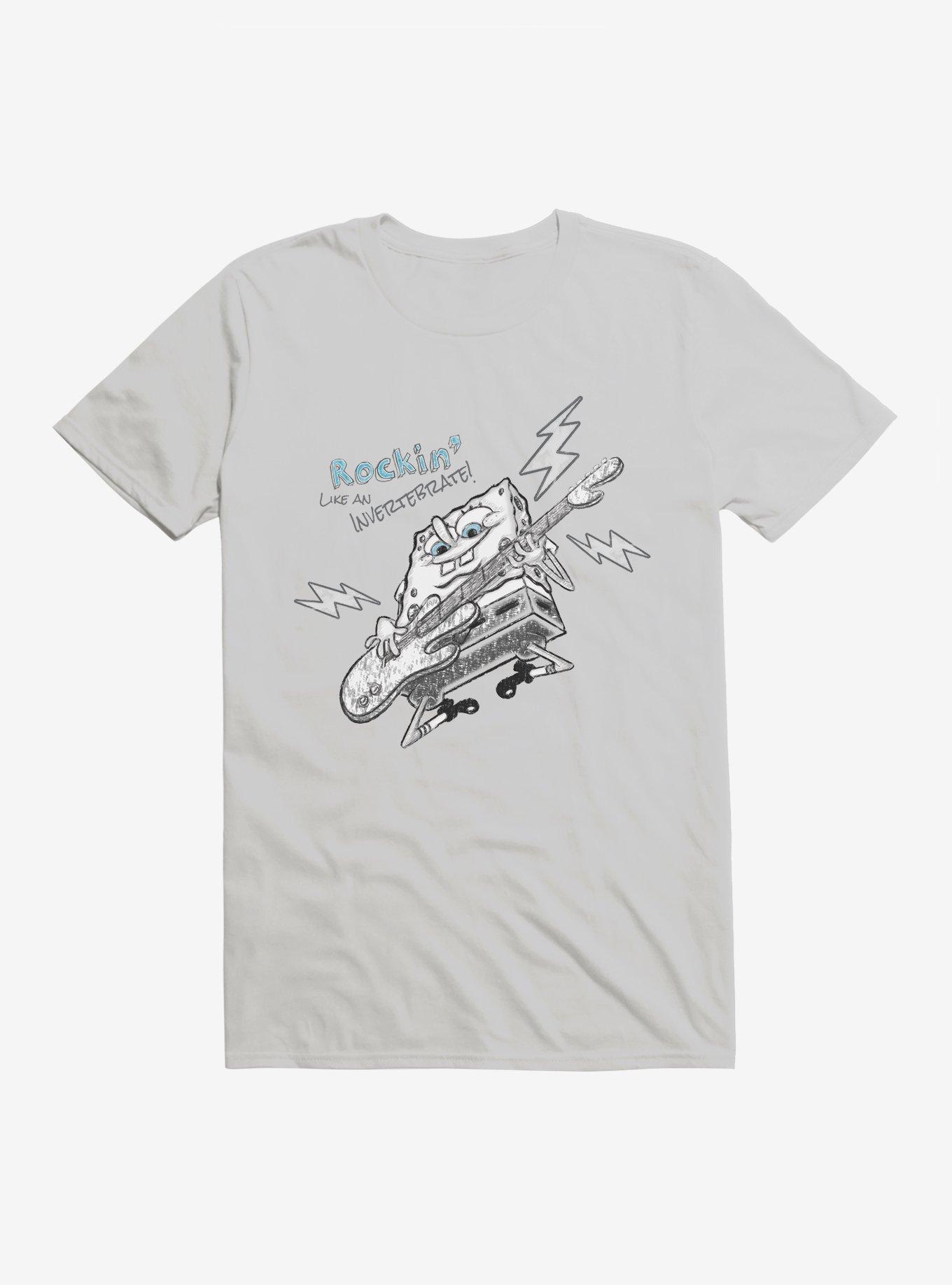 SpongeBob SquarePants Rockin' Electric Guitar T-Shirt, ICE GREY, hi-res