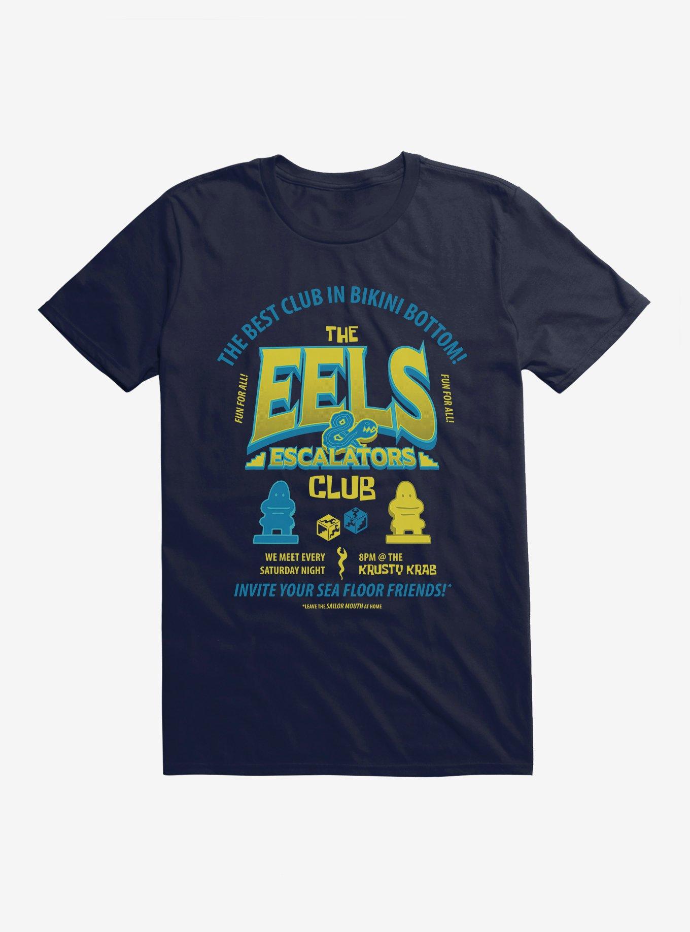 SpongeBob SquarePants The Eels & Escalators Club T-Shirt, , hi-res