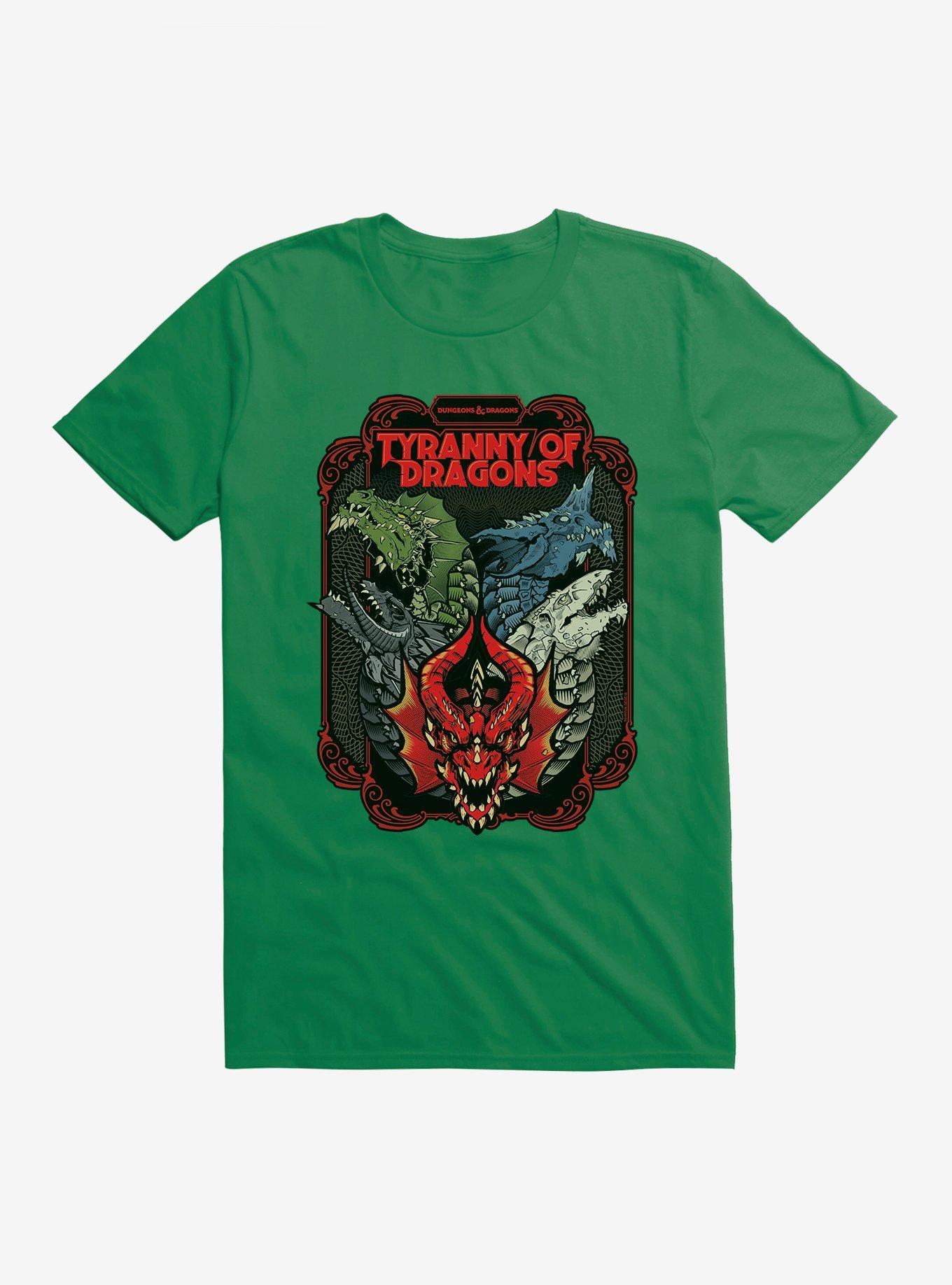 Dungeons & Dragons Tyranny Of Dragons T-Shirt, IRISH GREEN, hi-res