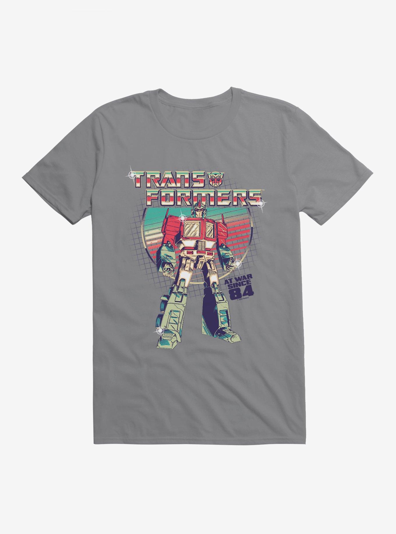 Transformers Optimus Prime At War T-Shirt, STORM GREY, hi-res