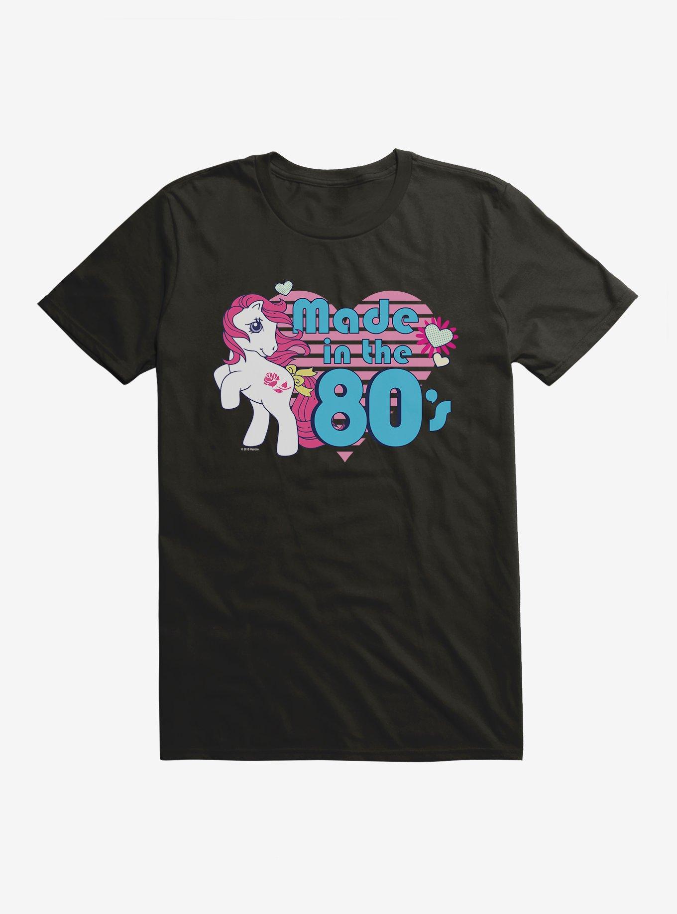 My Little Pony Made In The 80s T-Shirt, BLACK, hi-res