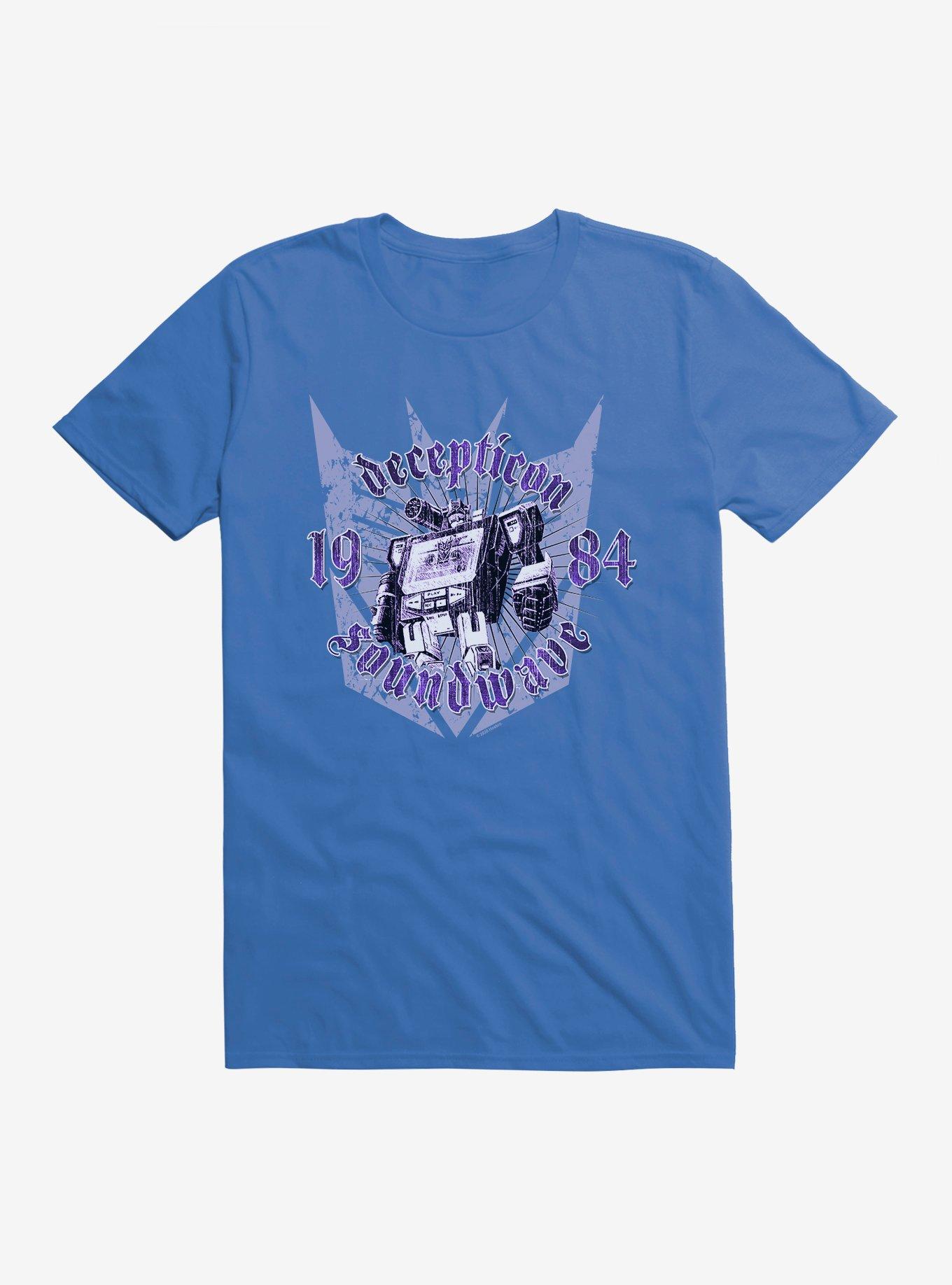 Transformers Decepticon Soundwave T-Shirt, ROYAL, hi-res