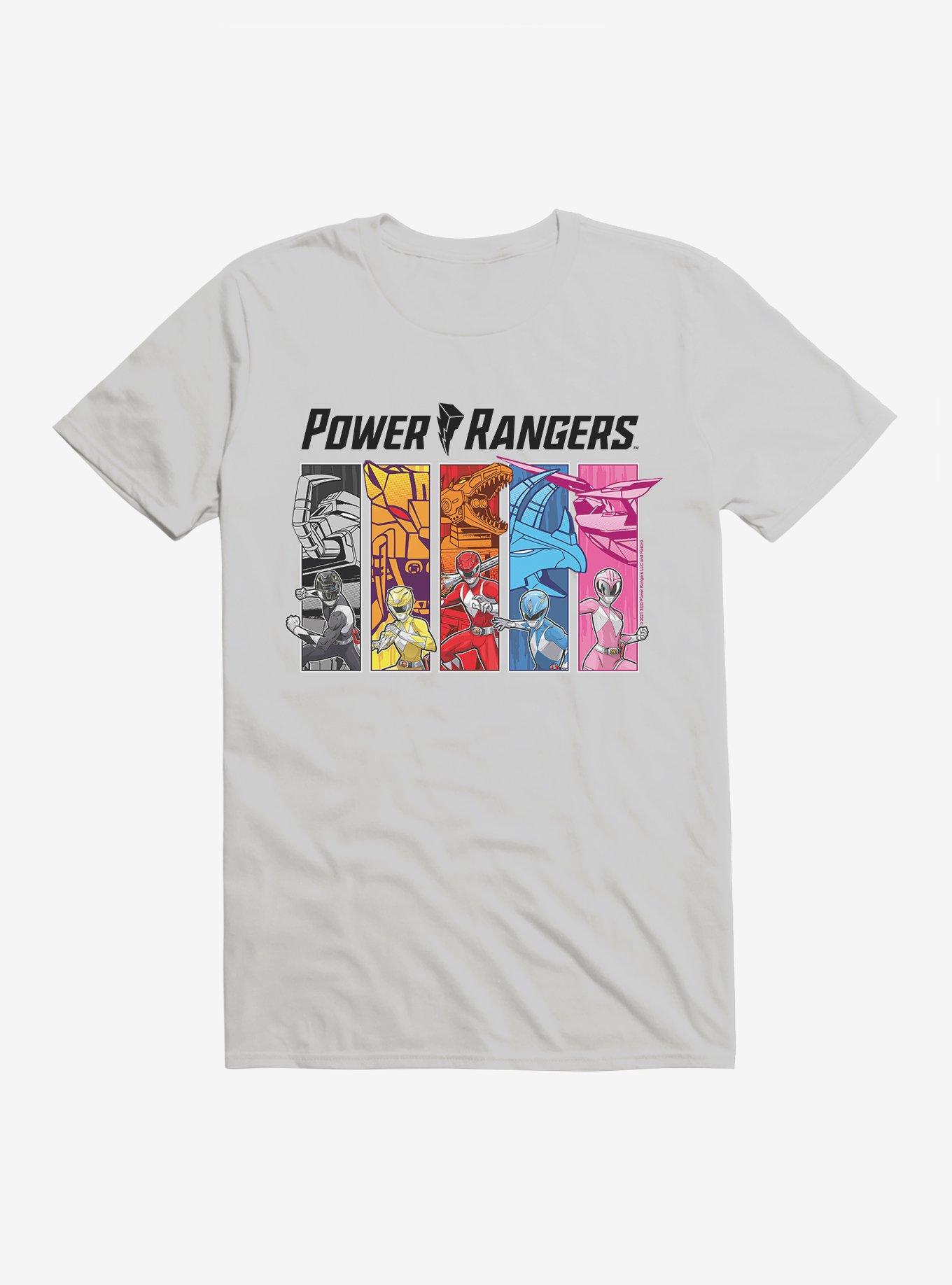 Mighty Morphin Power Rangers Morph Lineup T-Shrt