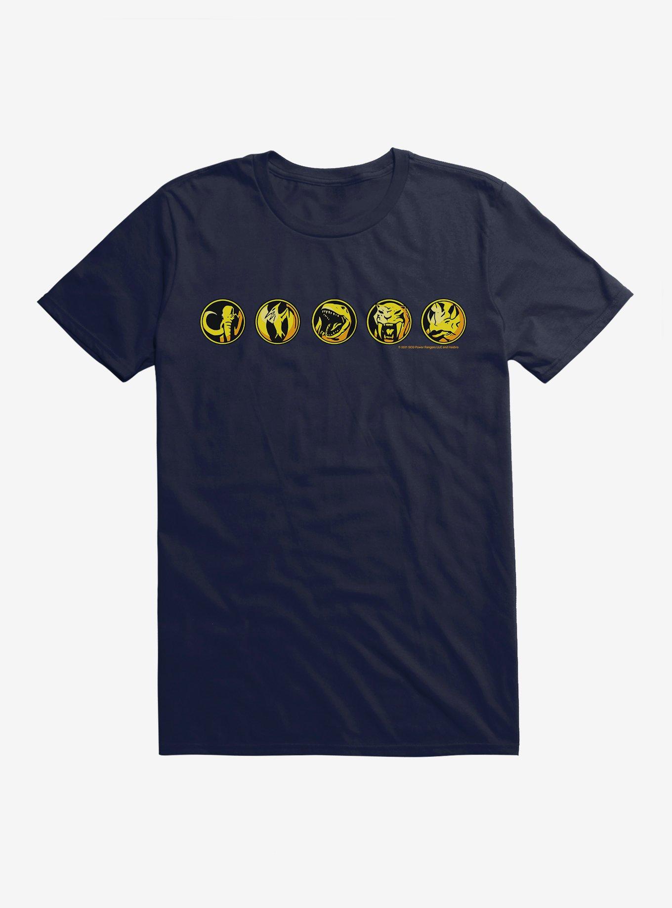 Mighty Morphin Power Rangers Morph Gold Symbols T-Shrt, , hi-res