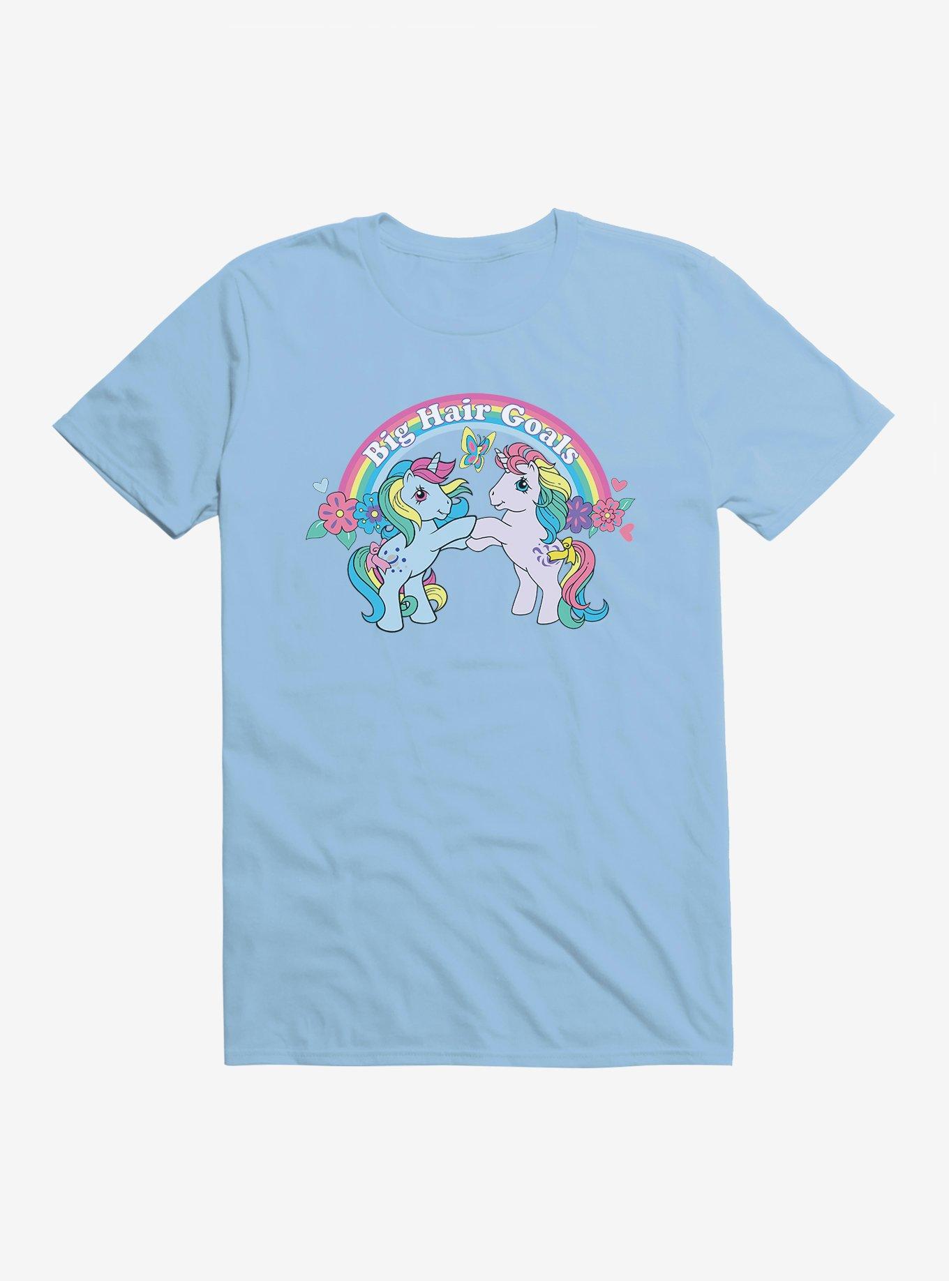 My Little Pony Big Hair Goals Retro T-Shirt, LIGHT BLUE, hi-res