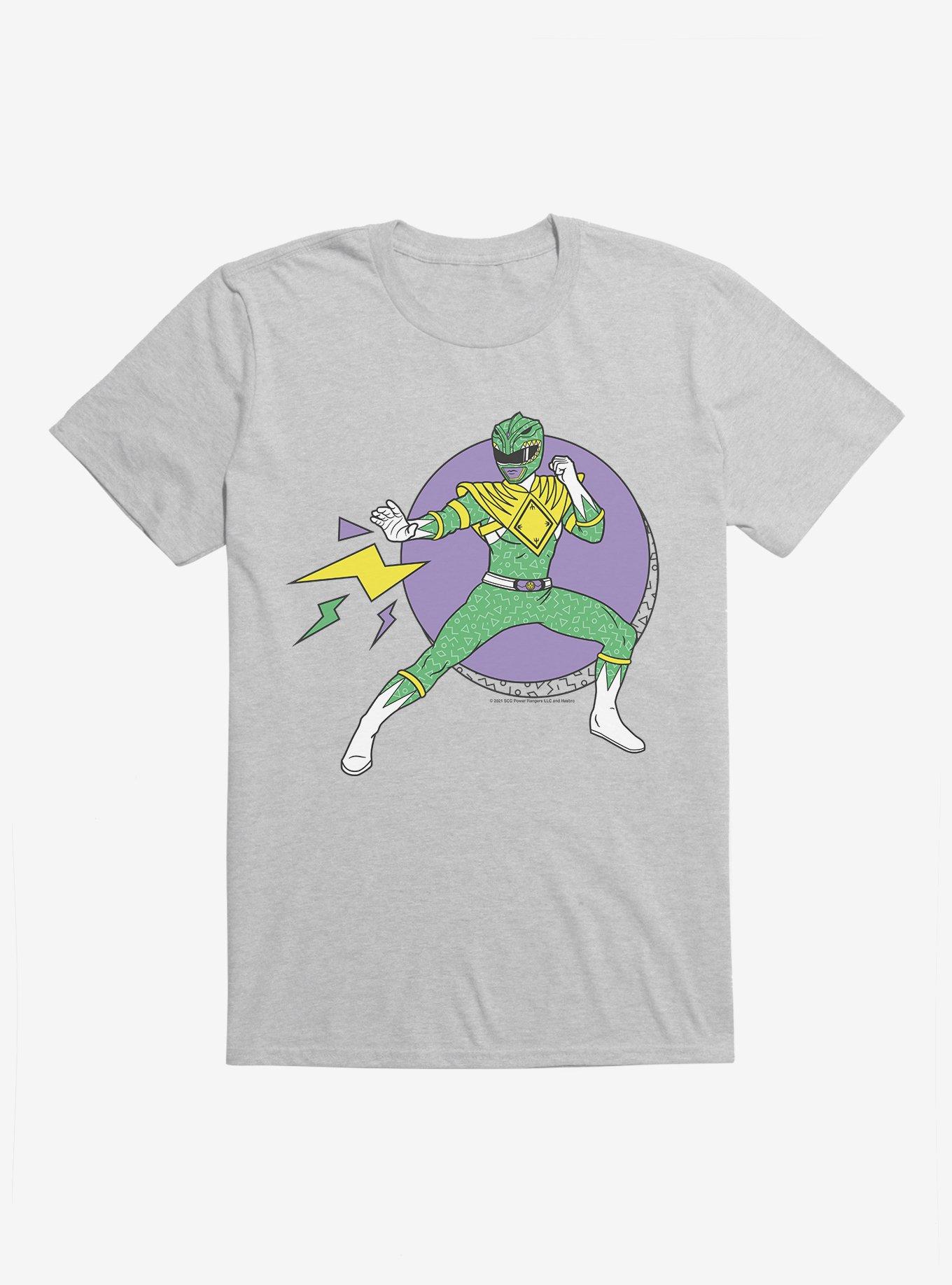 Mighty Morphin Power Rangers Green Ranger Offense Move T-Shrt
